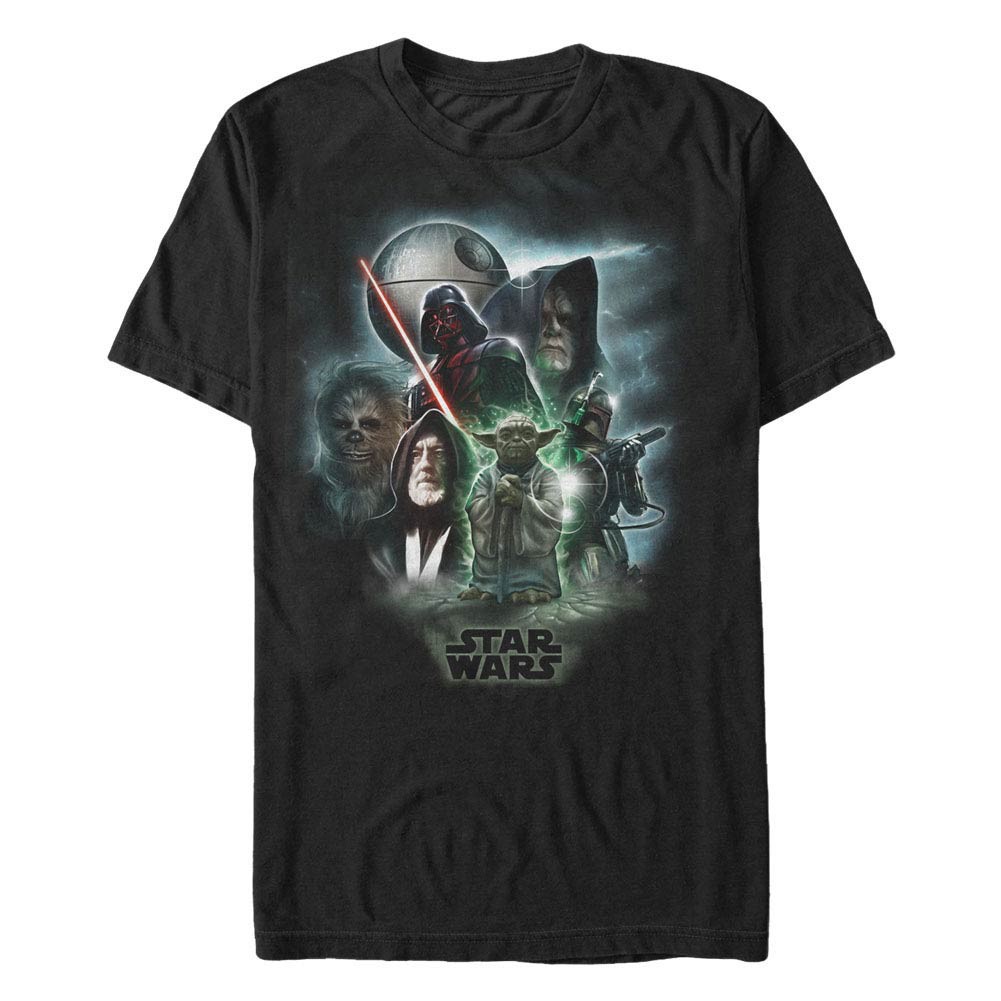 Star Wars Starwars Universe Black T-Shirt, Black