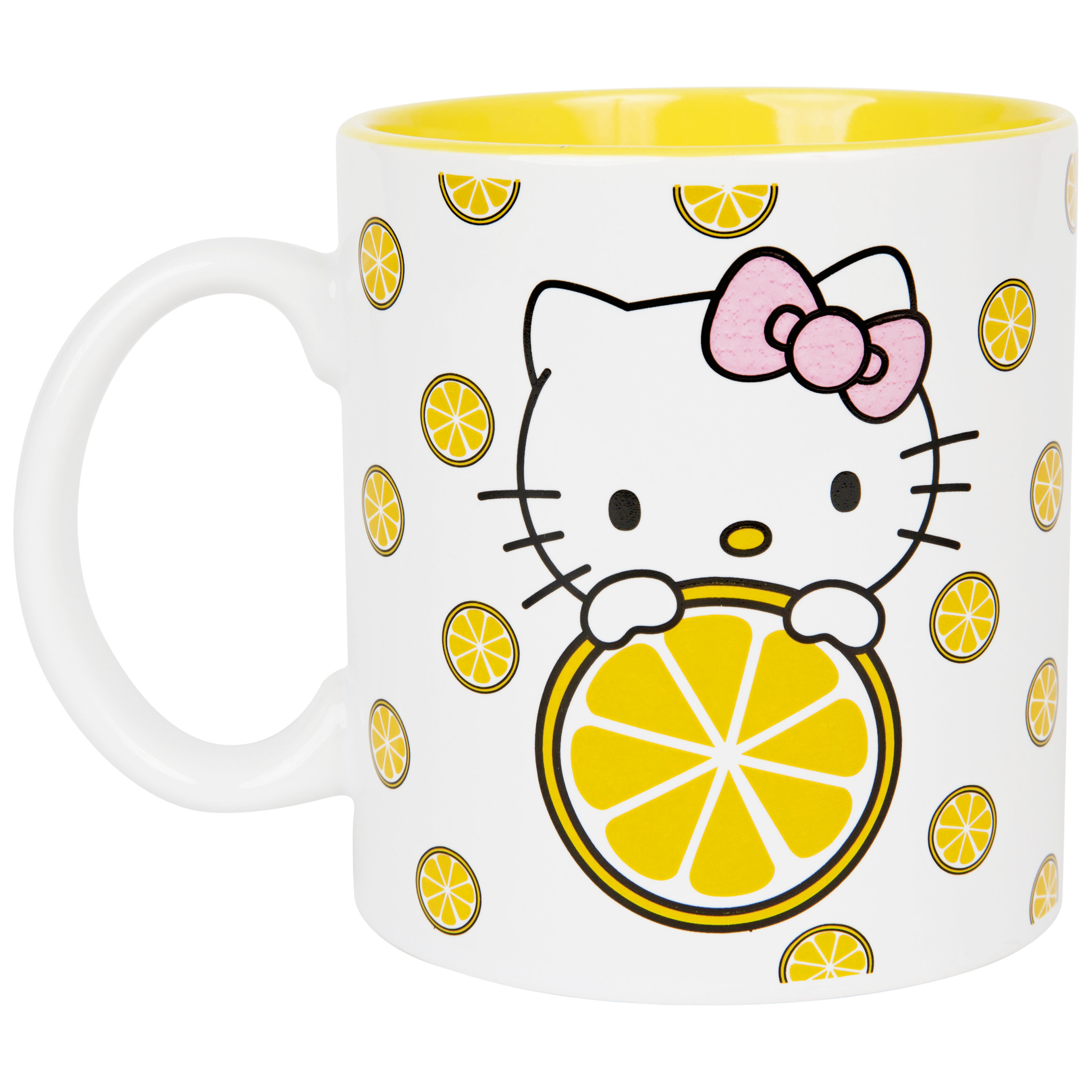 Hello Kitty Lemon 20oz Ceramic Mug, Multi-Color