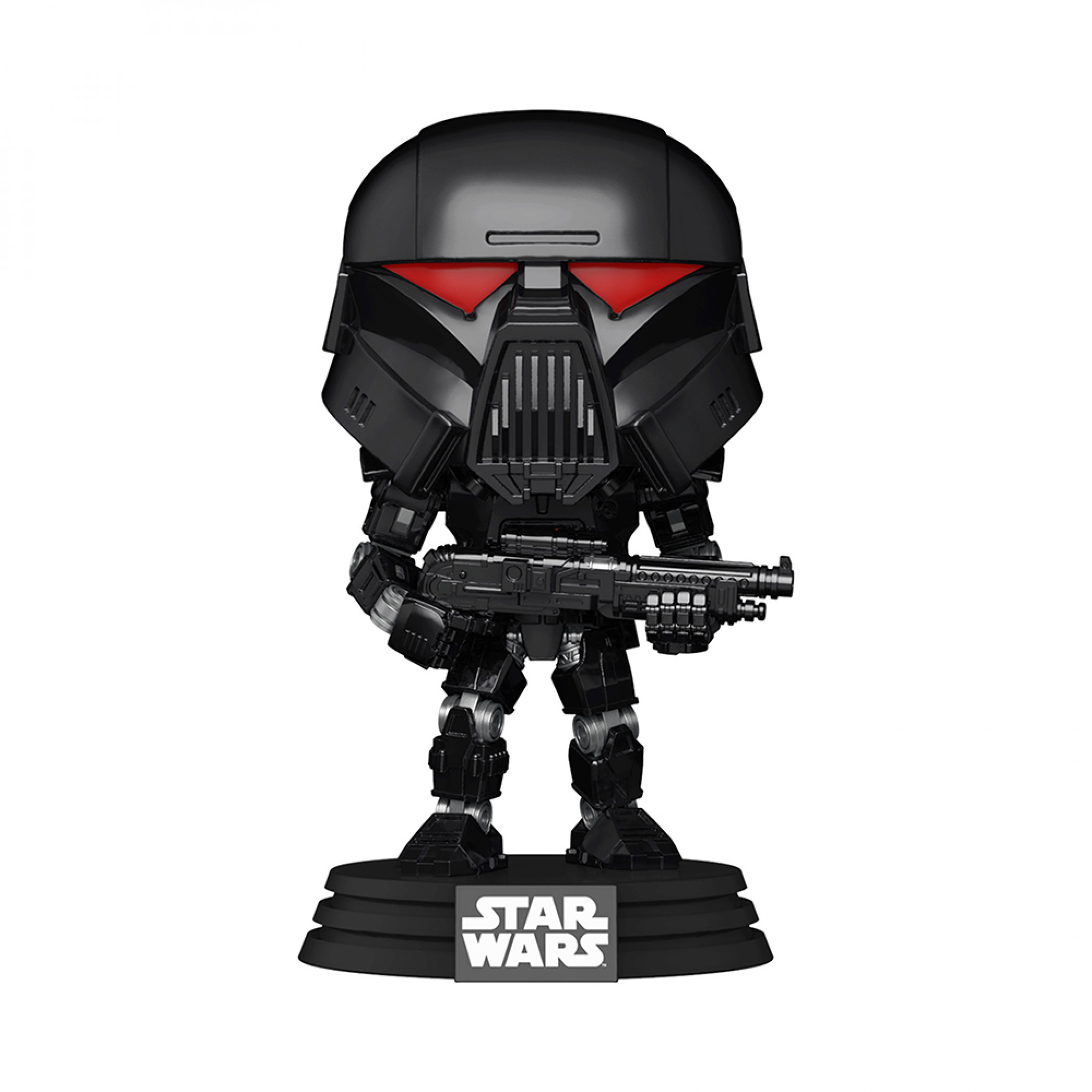 Star Wars The Mandalorian Dark Trooper Battle Funko Pop! Vinyl Figure, Multi-Color