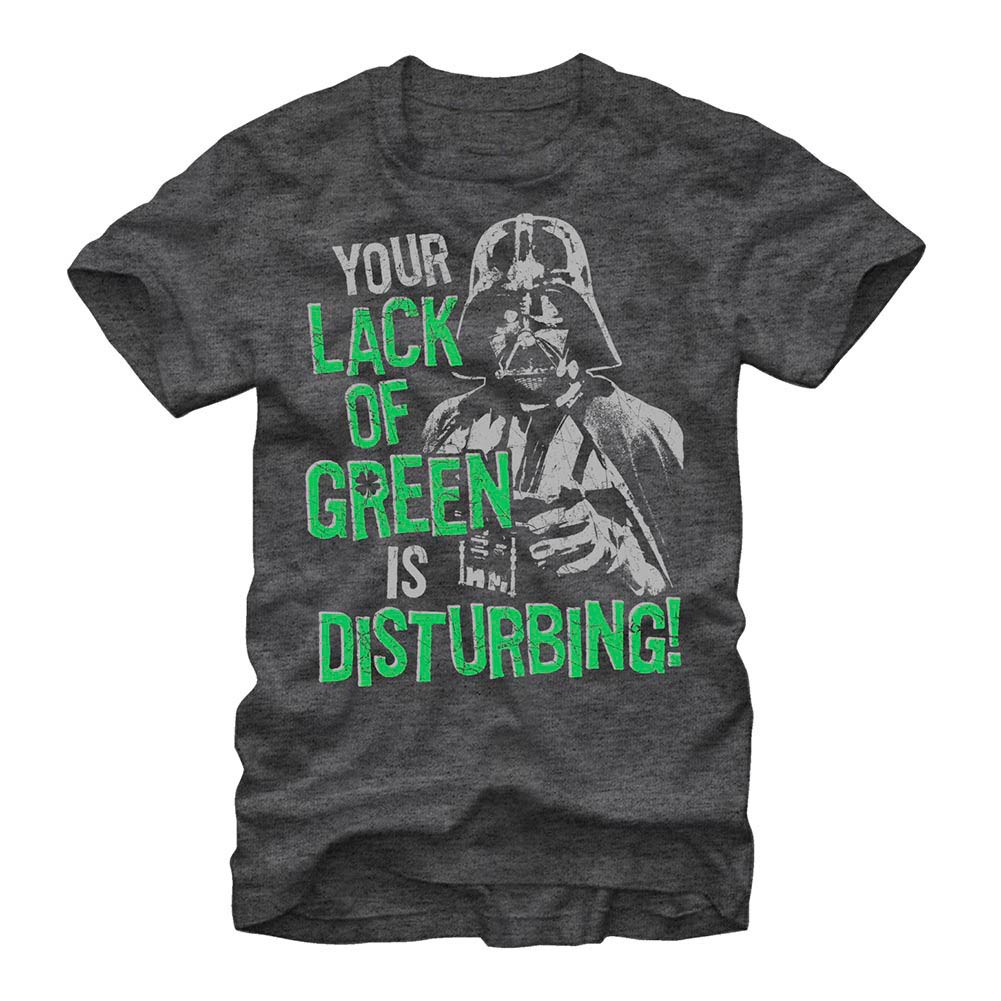 Star Wars Lack Of Green Gray T-Shirt, Grey