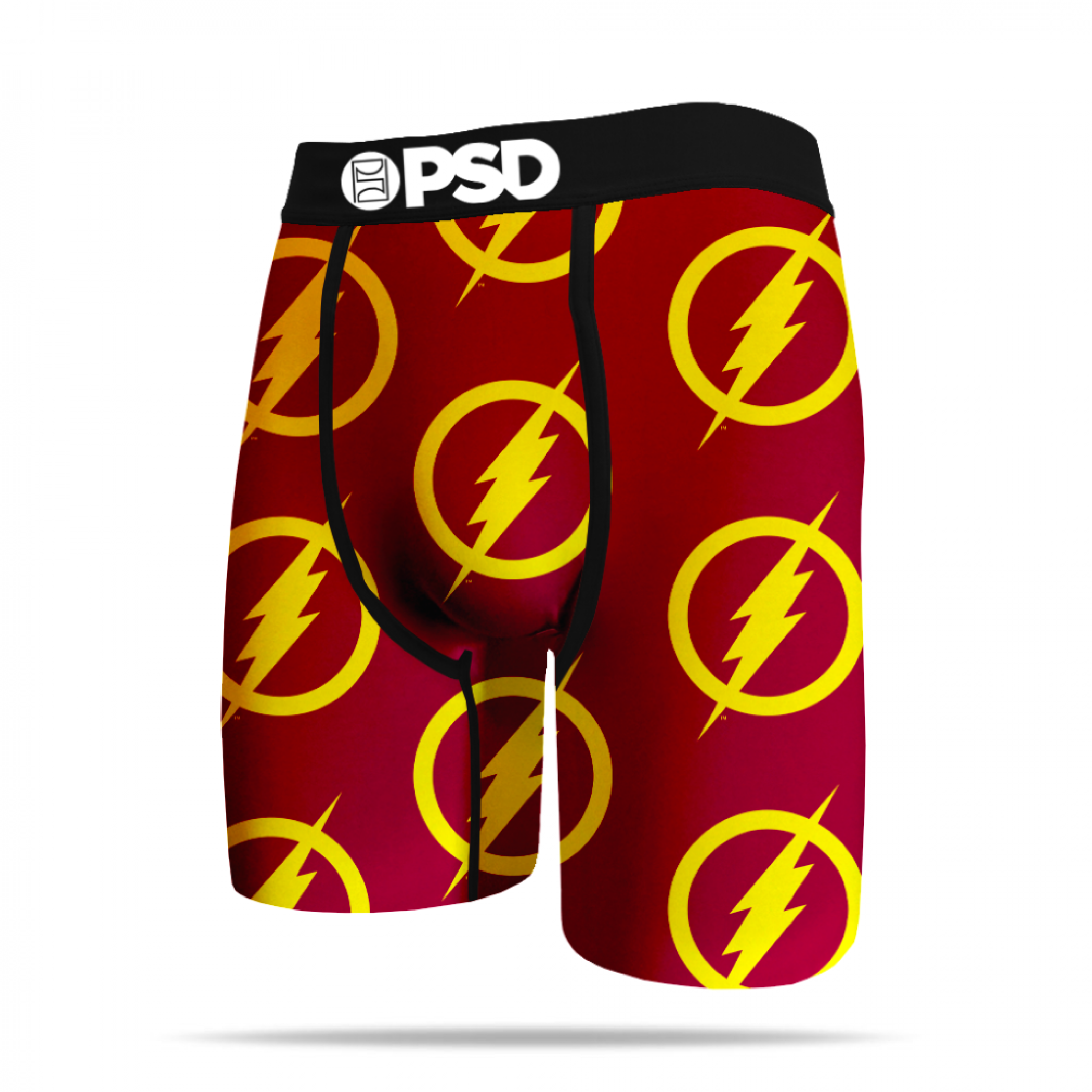 DC Comics The Flash Logo PSD Men's Boxer Briefs, Red