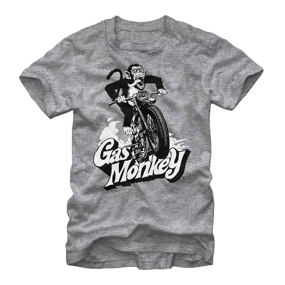 Gas Monkey Garage Speedin Monkey Gray T-Shirt