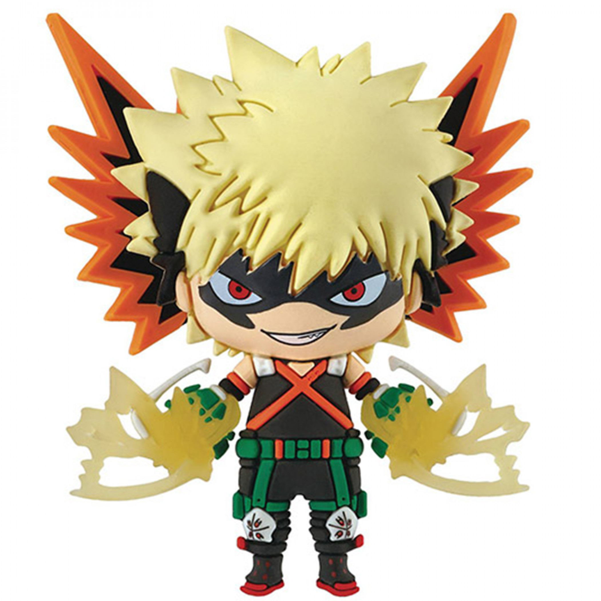My Hero Academia Bakugo Katsuki Chibi Character 3D Foam Magnet, Multi-Color