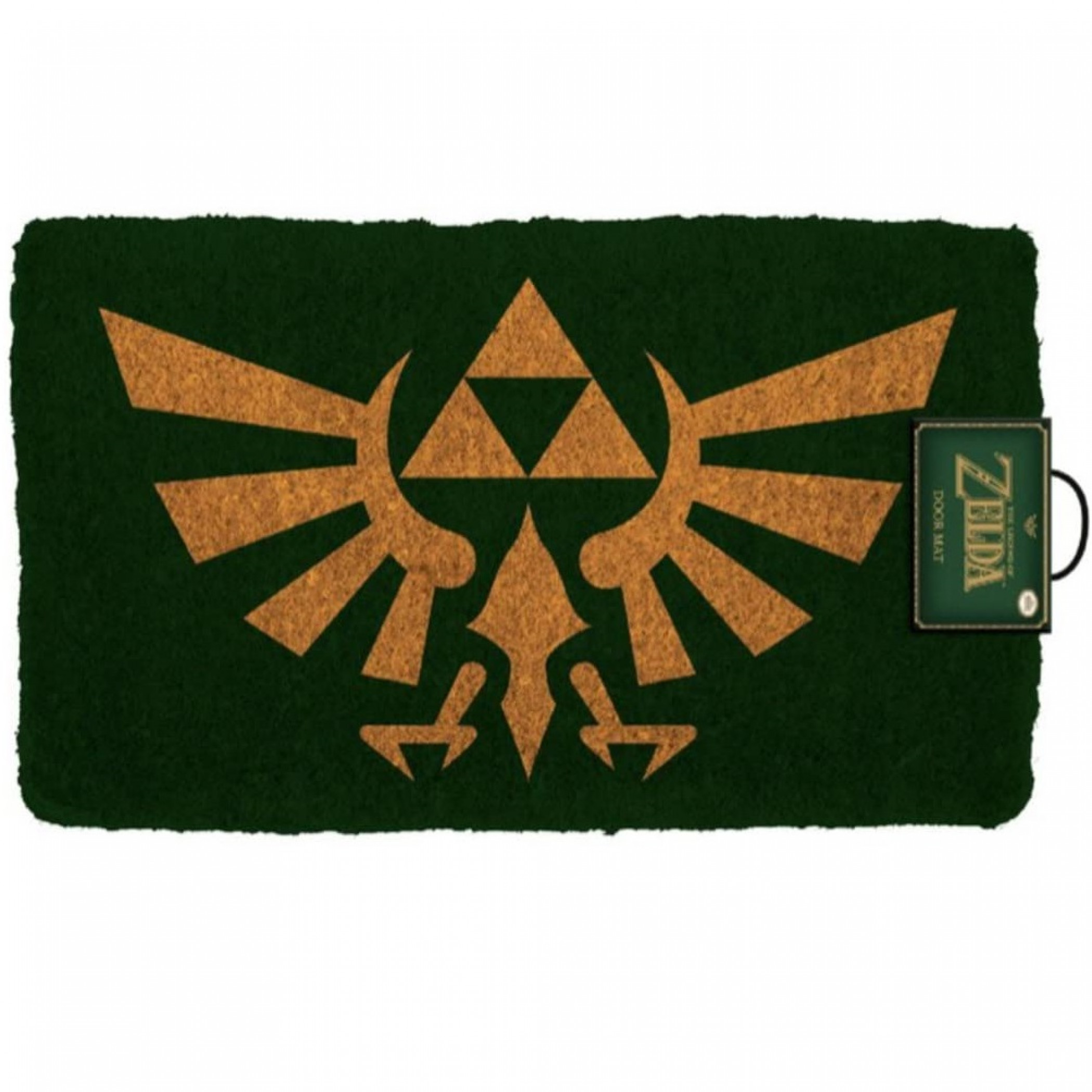 Zelda Hyrule Crest 17'x 29' Doormat with Non-Skid Back, Multi-Color