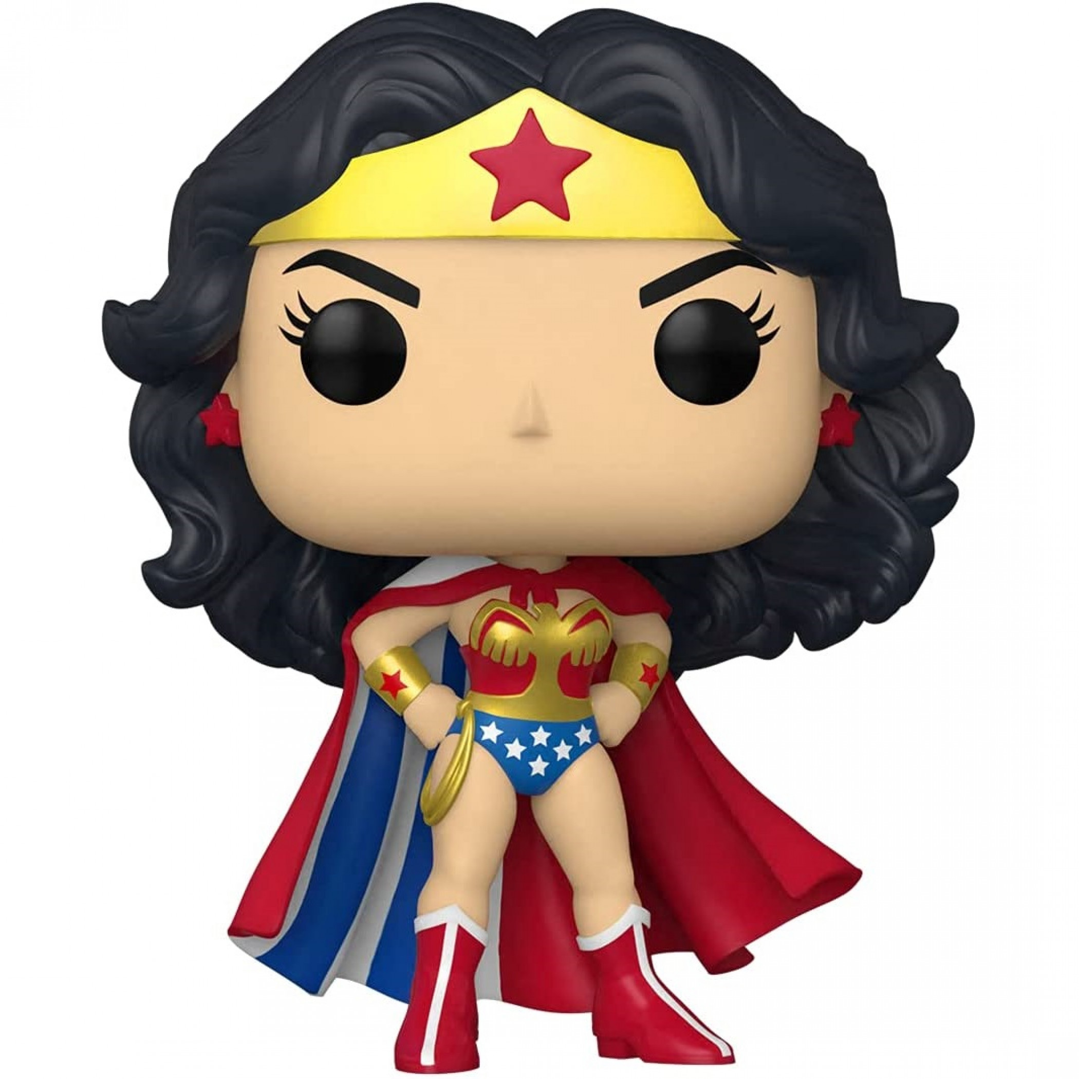 Wonder Woman 80th Classic With Cape Funko Pop! Vinyl Figure, Multi-Color