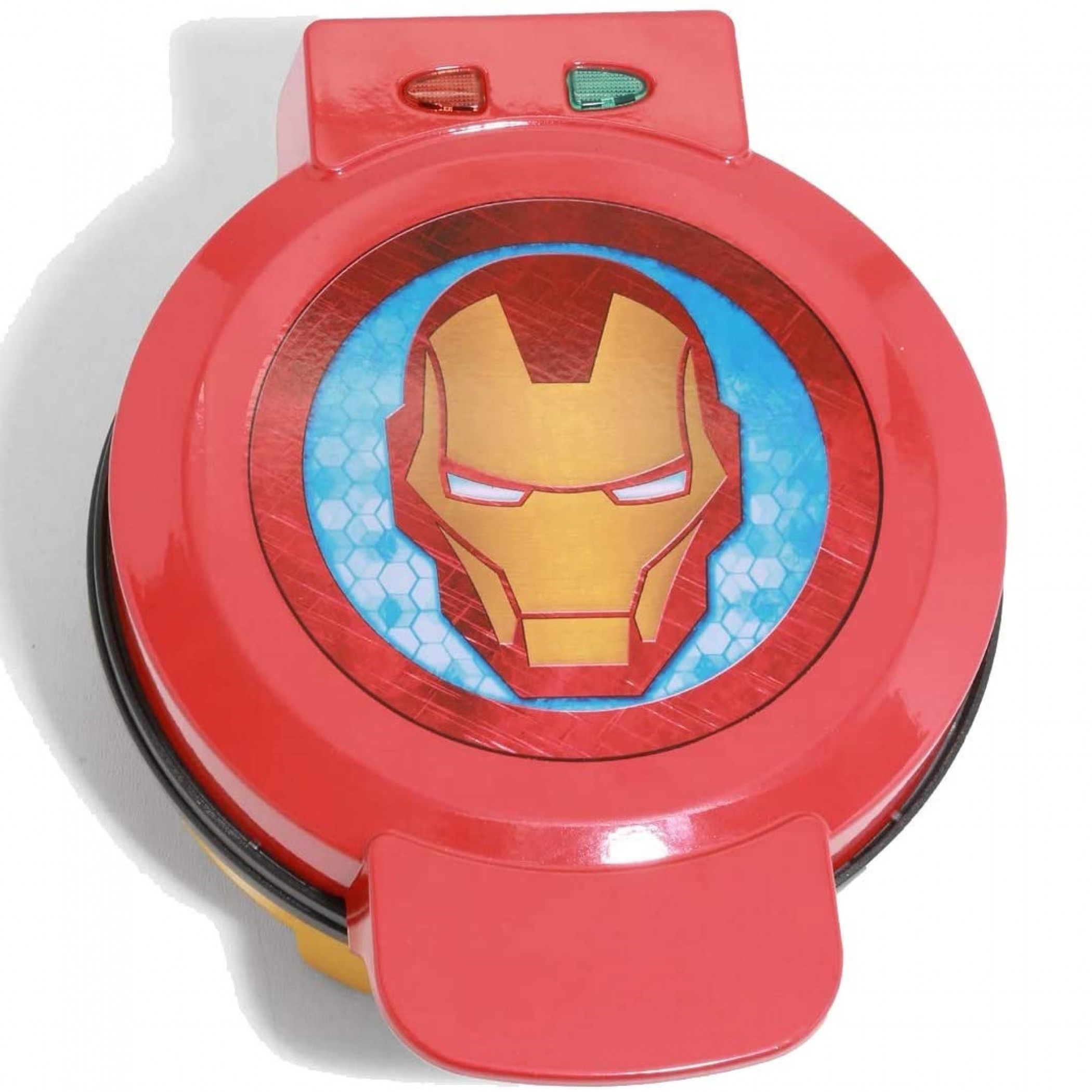 Marvel Iron Man Helmet Waffle Maker from Uncanny Brands, Red