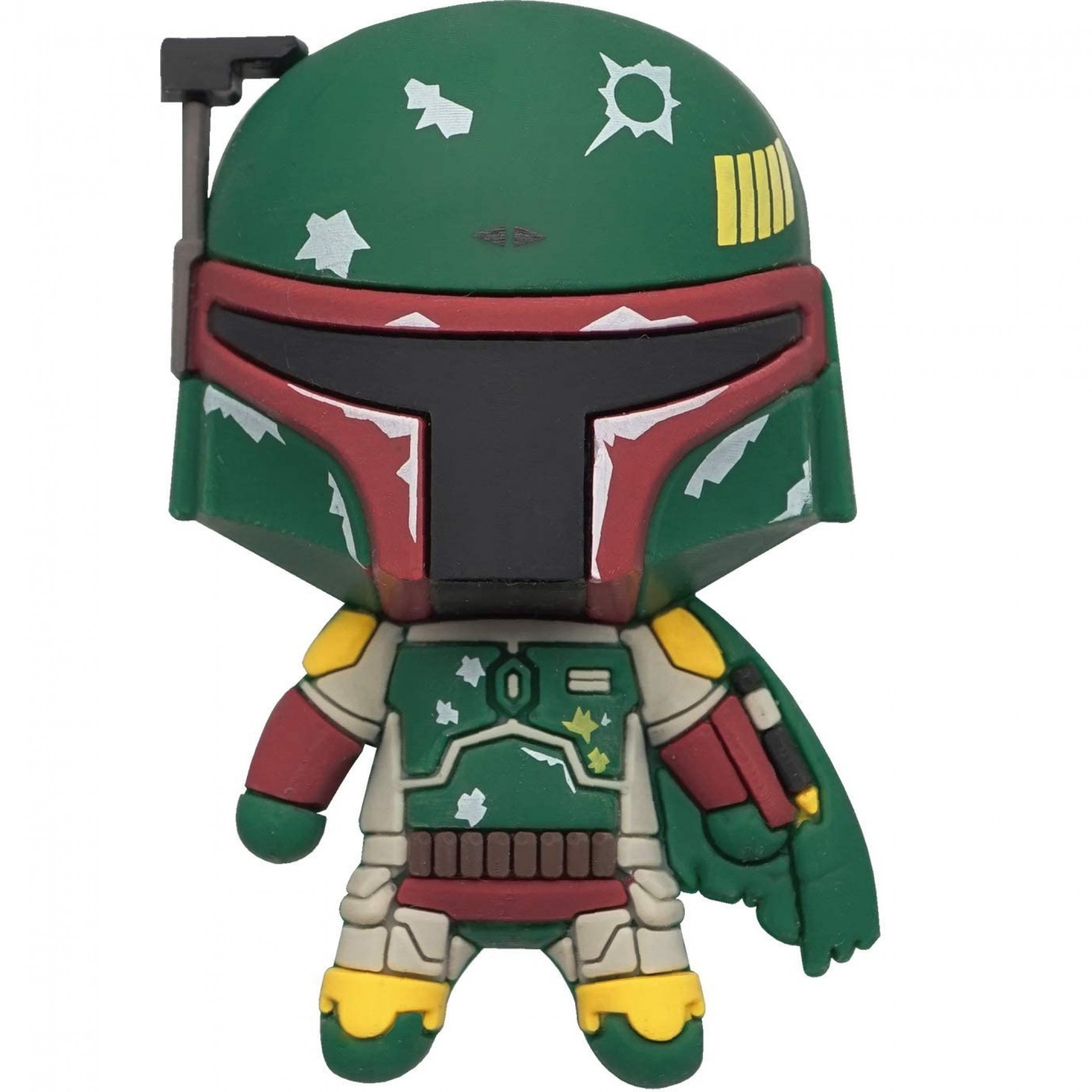 Star Wars Boba Fett Character 3D Foam Magnet, Multi-Color