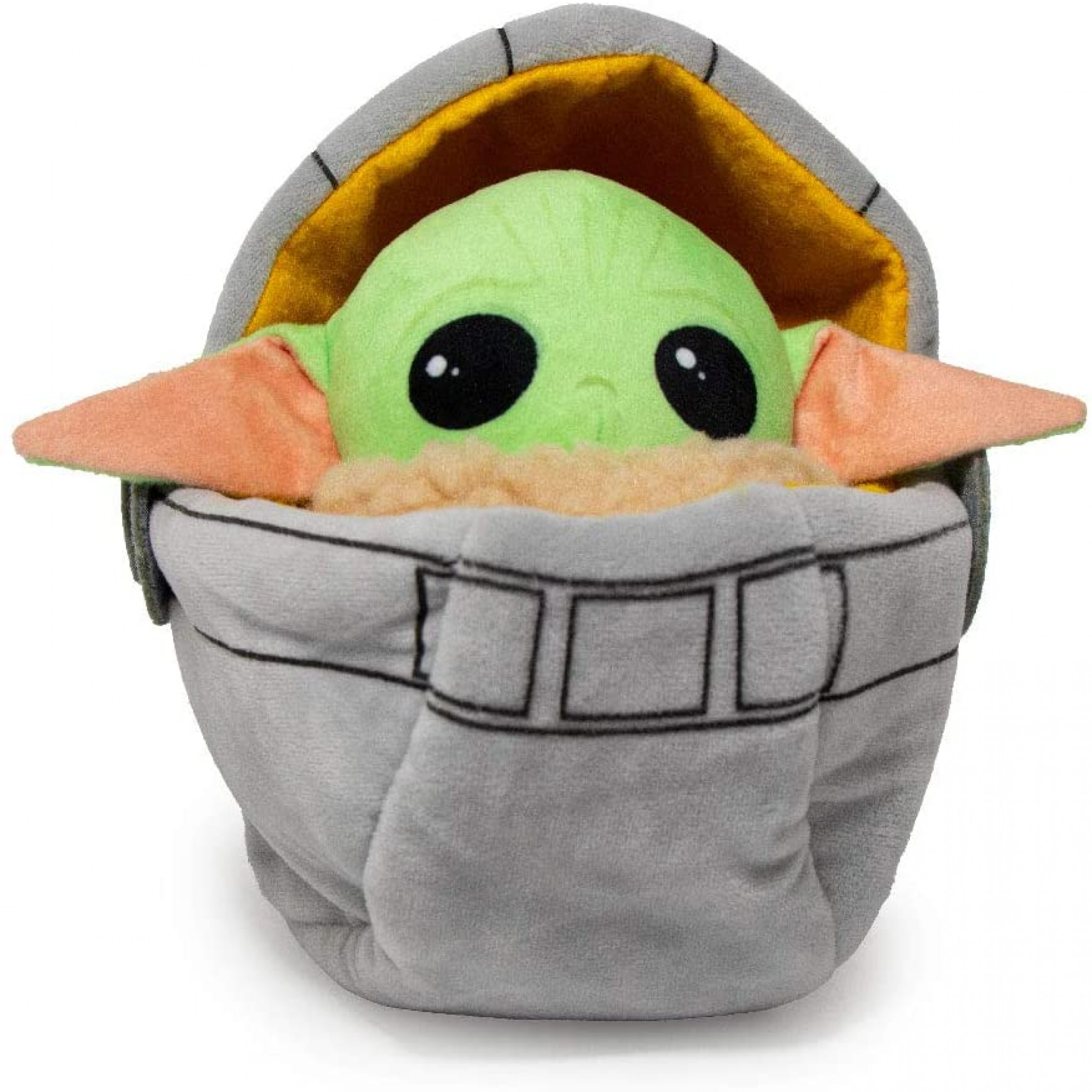 Star Wars Mandalorian The Child Grogu Carriage Plush Squeaky Dog Toy, Multi-Color