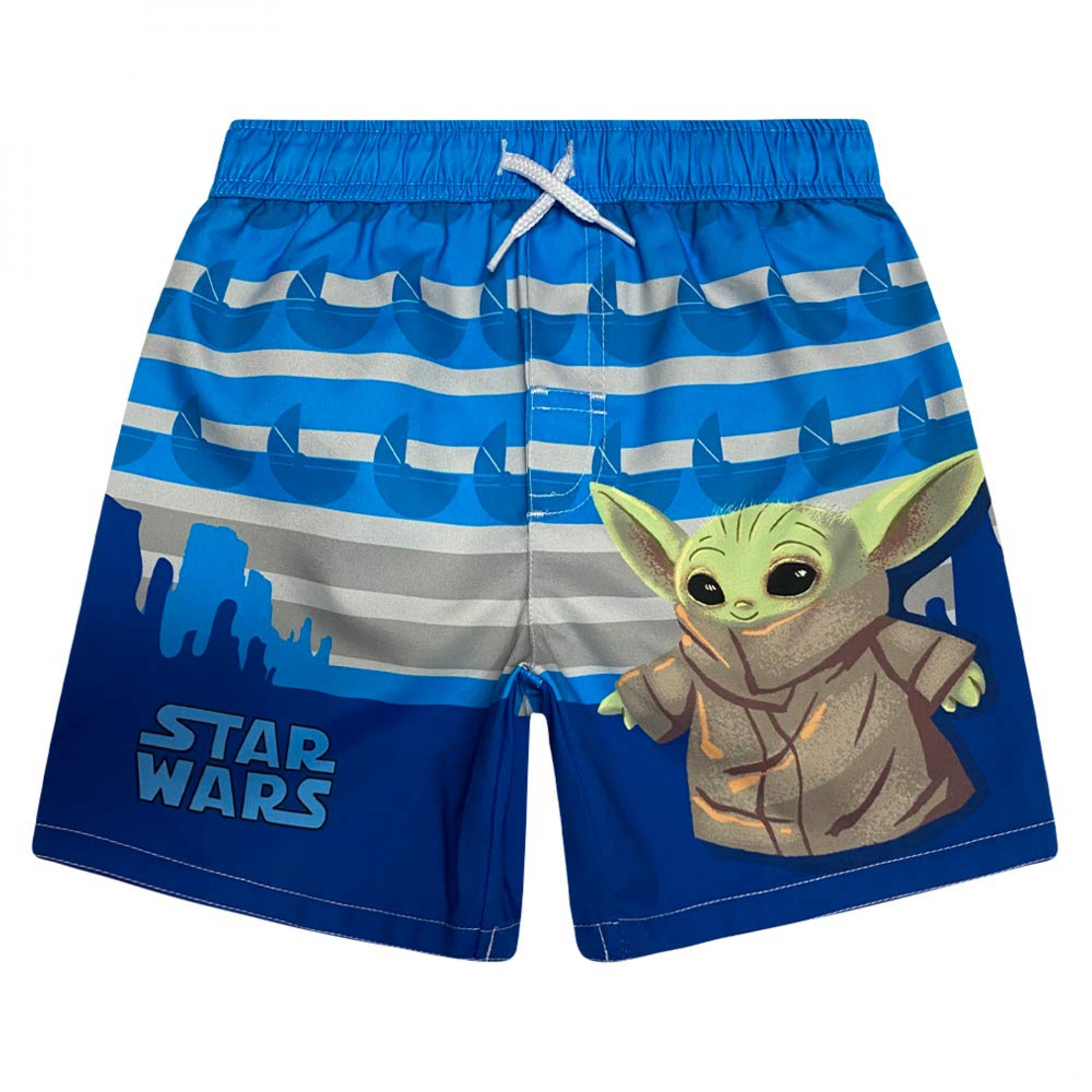 Star Wars The Mandalorian The Child Swim Trunks, Multi-Color