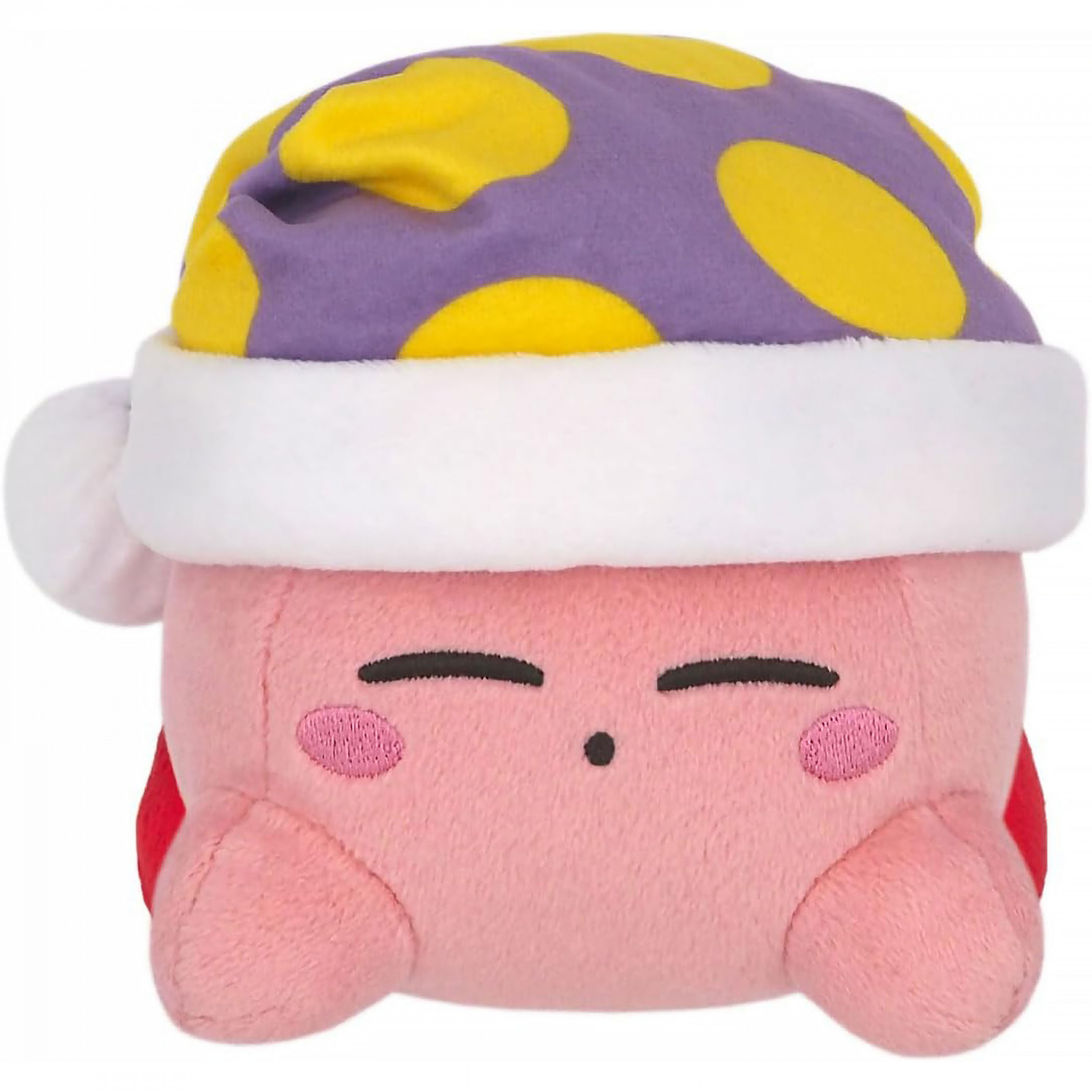 Kirby Sleep Copy Ability 6 Inch Plush Doll, Pink