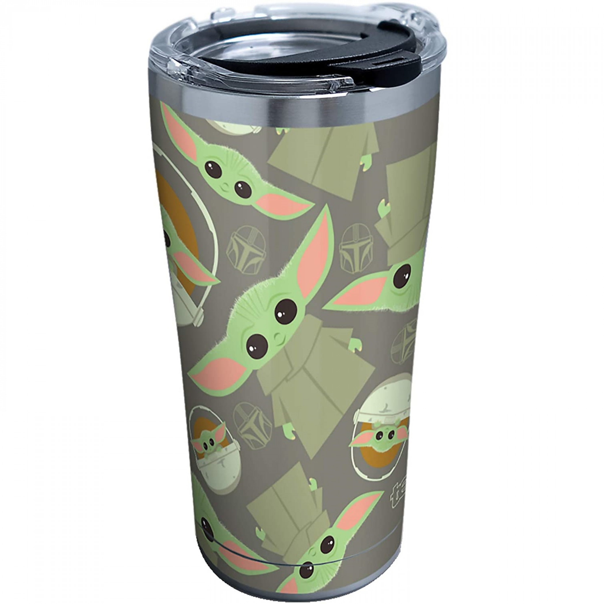 Star Wars The Mandalorian The Child Pattern 20 oz. Stainless Tervis® Tumbler, Grey