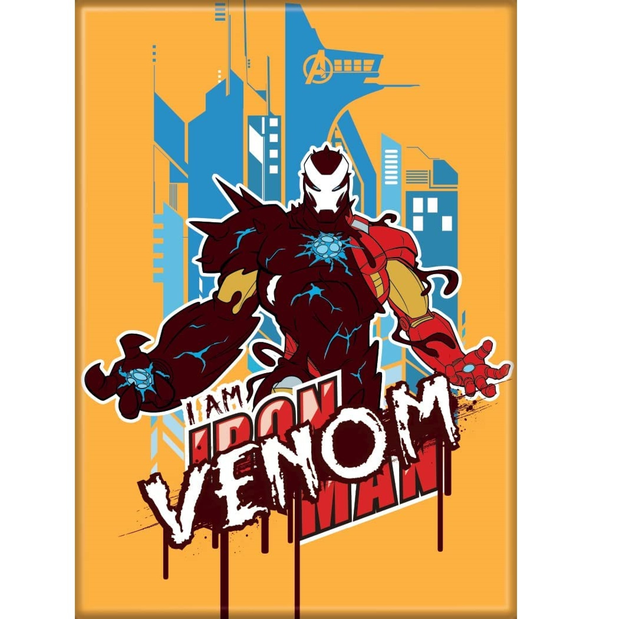 Marvel Comics Iron Man MX Venom Magnet, Multi-Color