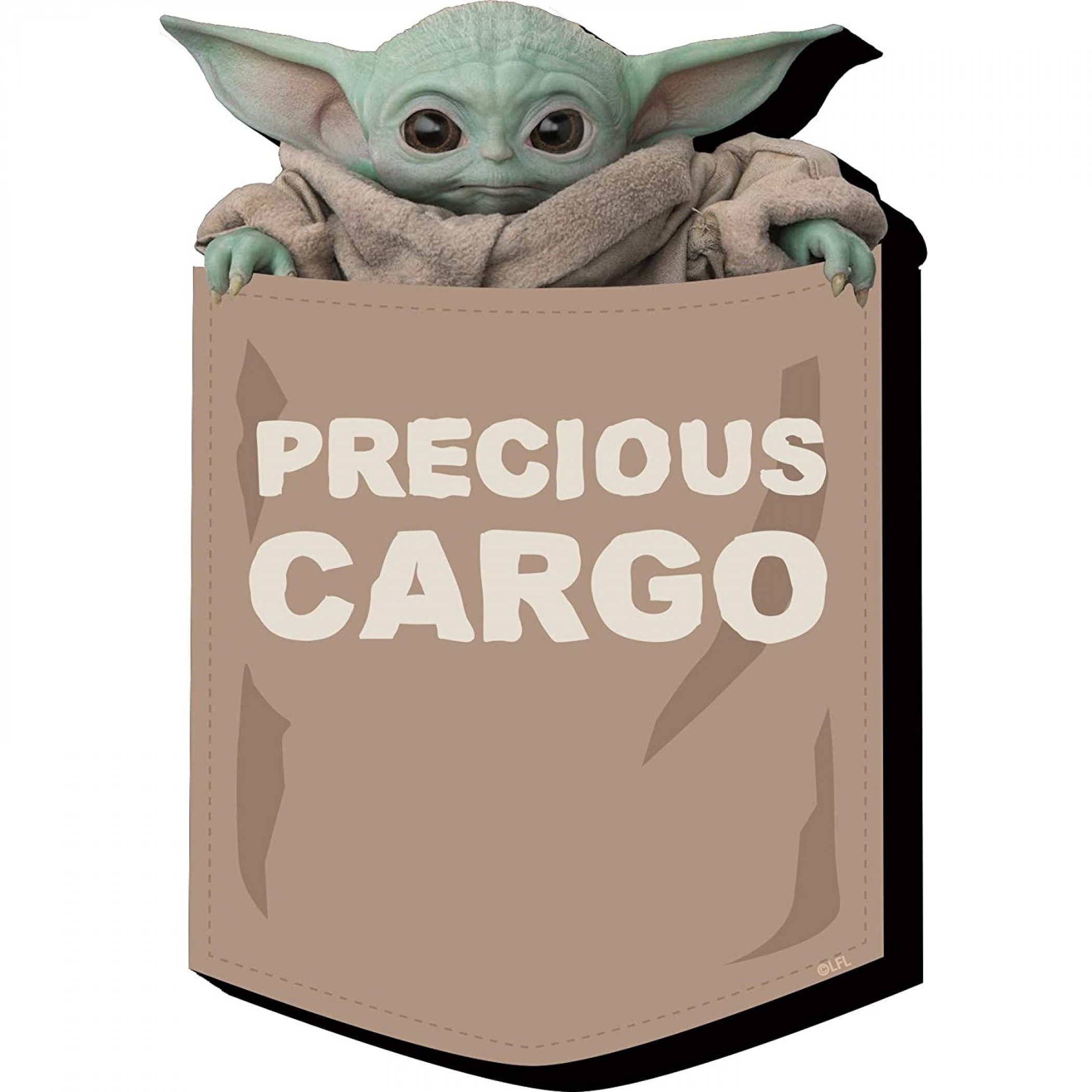 Star Wars The Mandalorian The Child Precious Cargo Magnet, Multi-Color