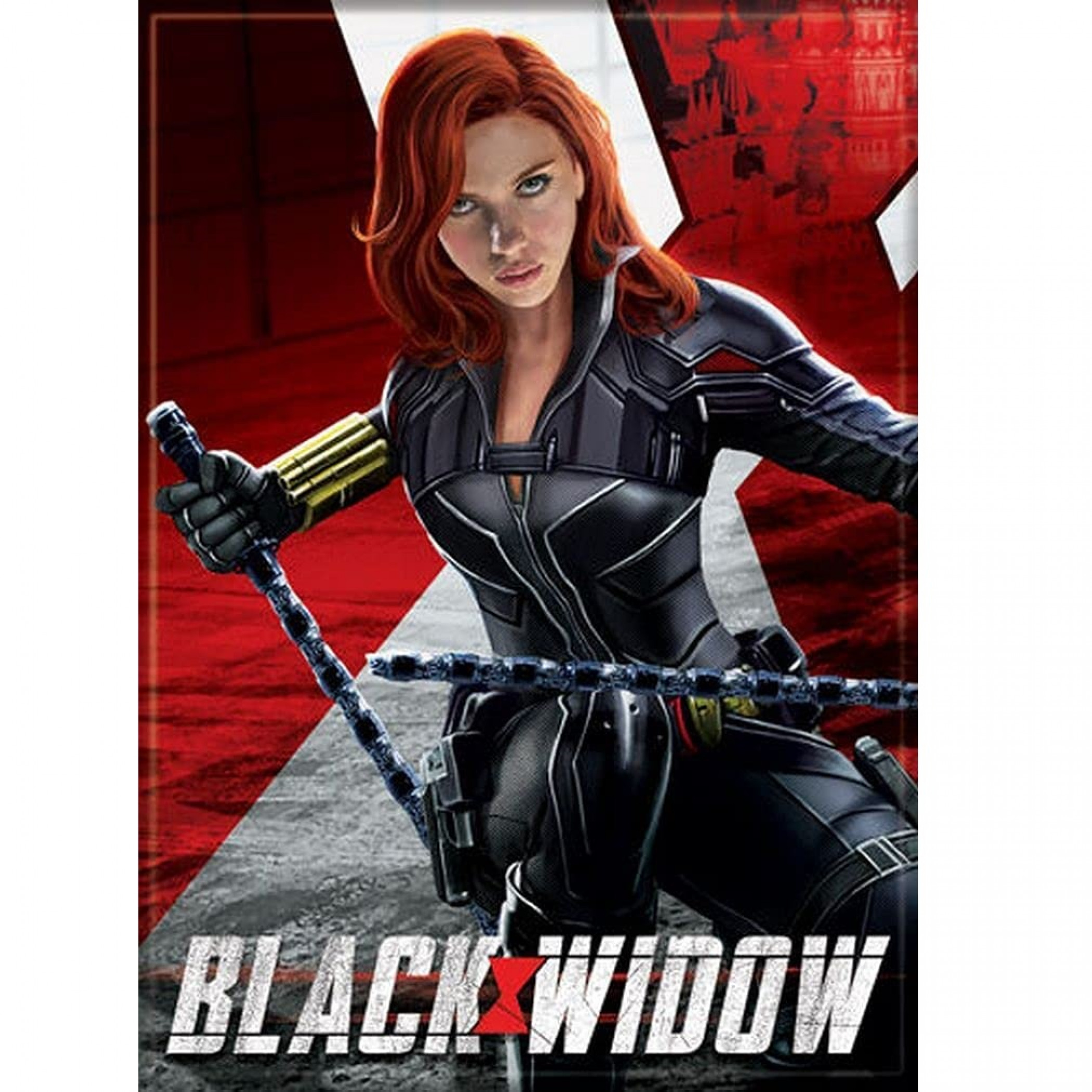 Black Widow Movie Character Action Pose Magnet, Multi-Color