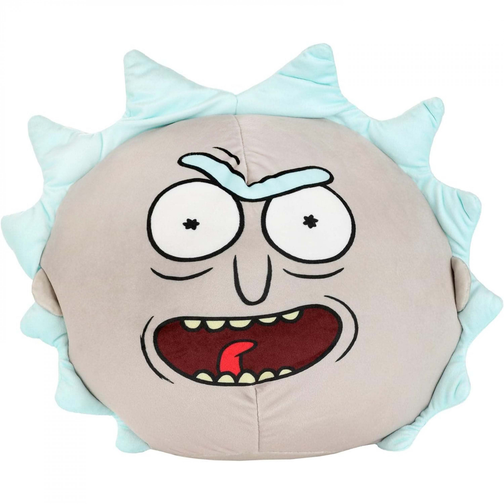Rick Sanchez 11' Round Cloud Pillow, Multi-Color