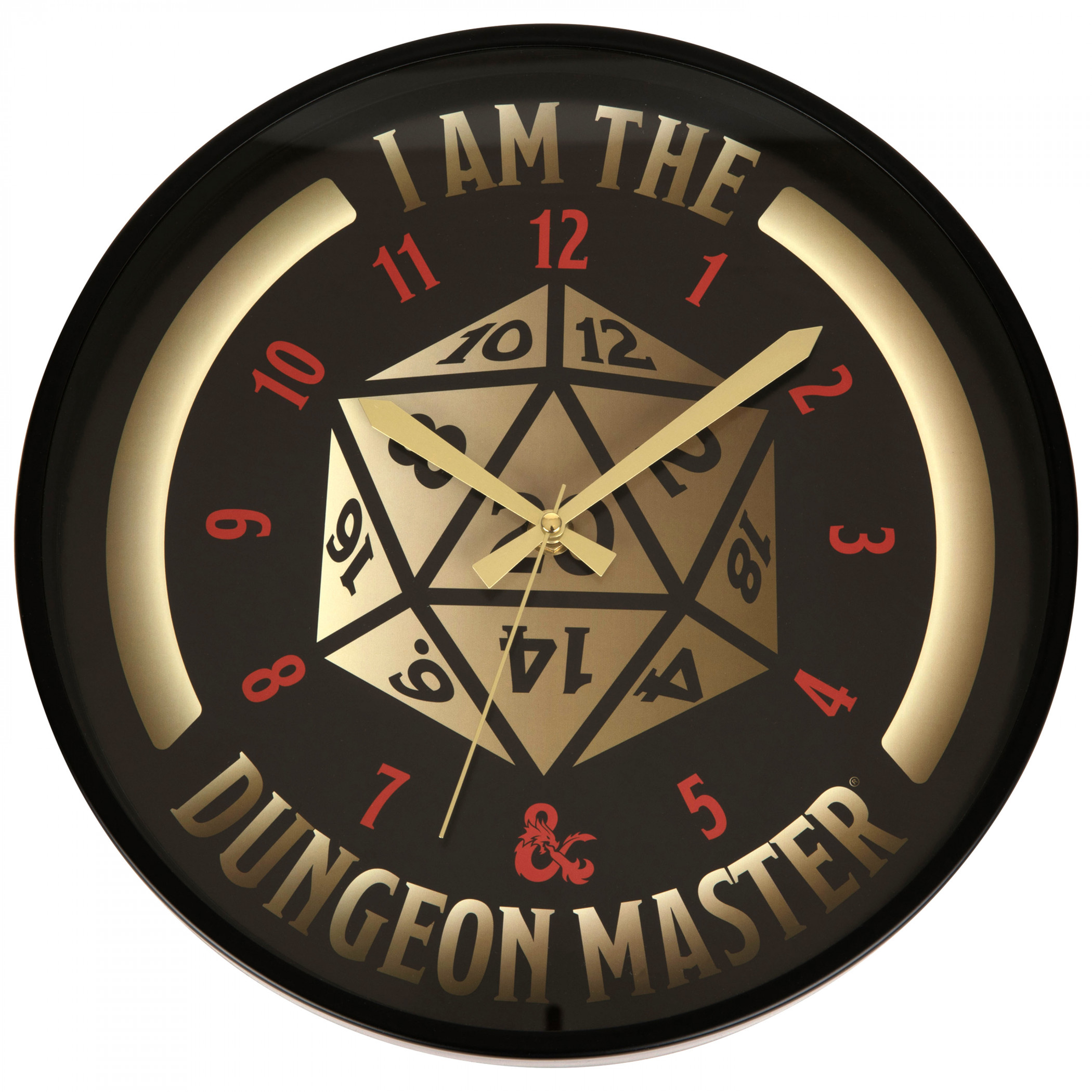 Dungeons & Dragons I Am The Dungeon Master Wall Clock, Multi-Color