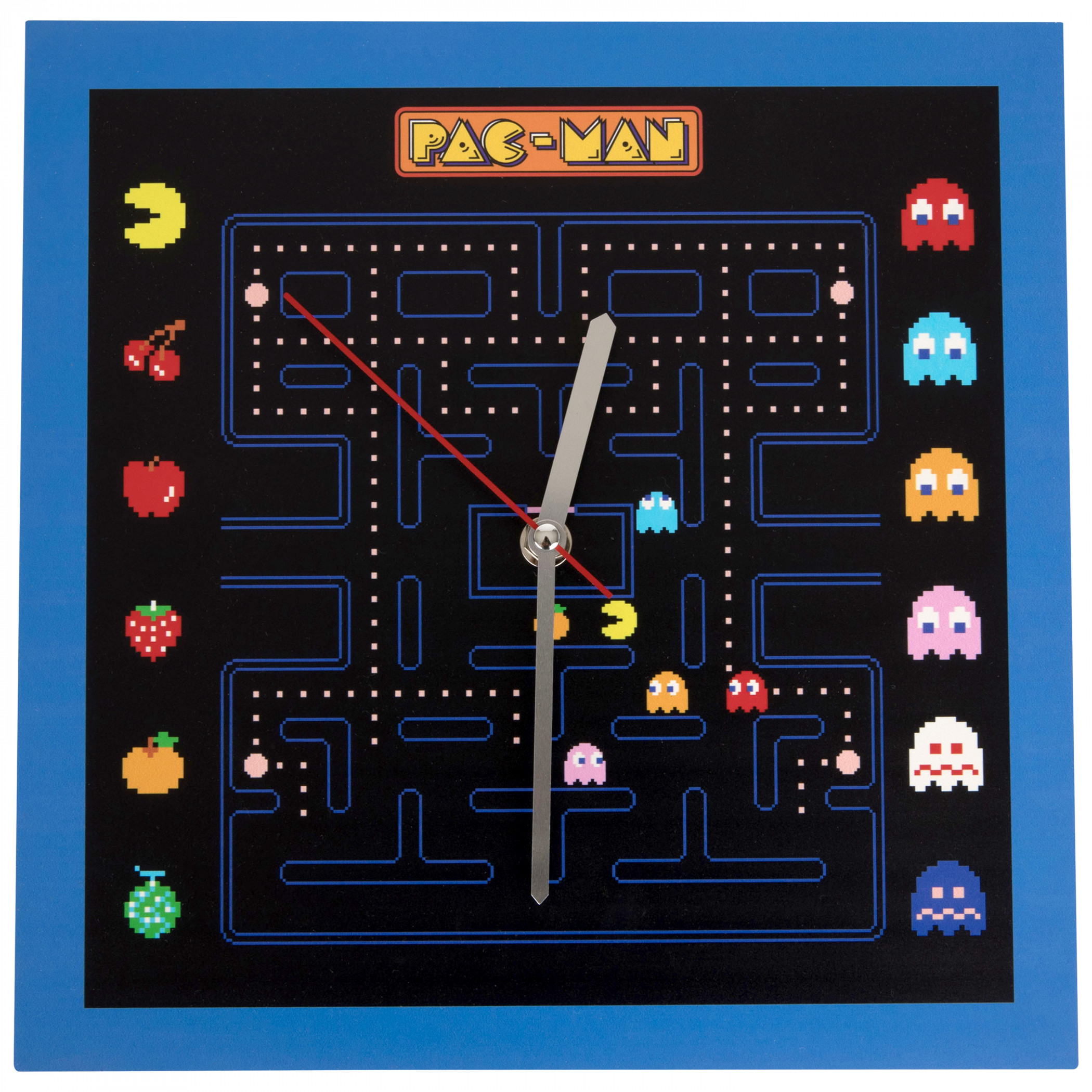 Pac-Man Maze Wall Clock, Black