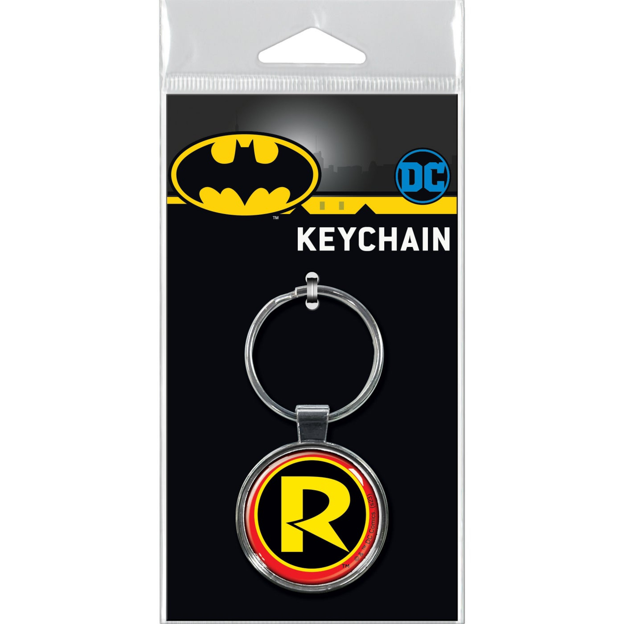 DC Comics Robin Logo Keychain, Multi-Color
