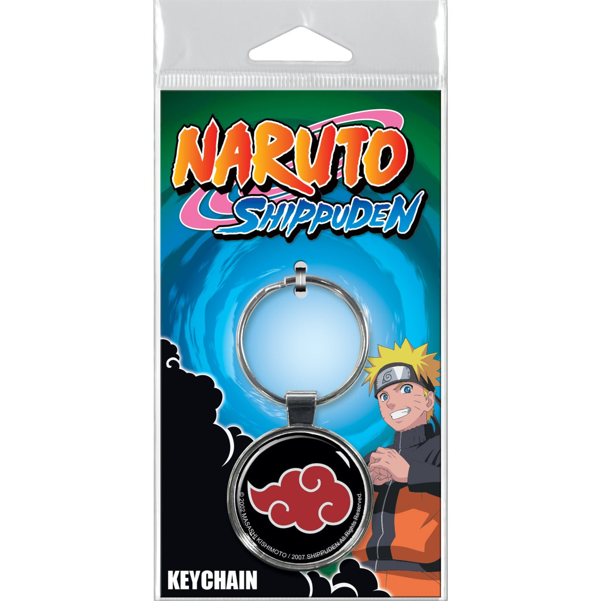 Naruto Akatsuki Cloud Symbol Keychain, Black