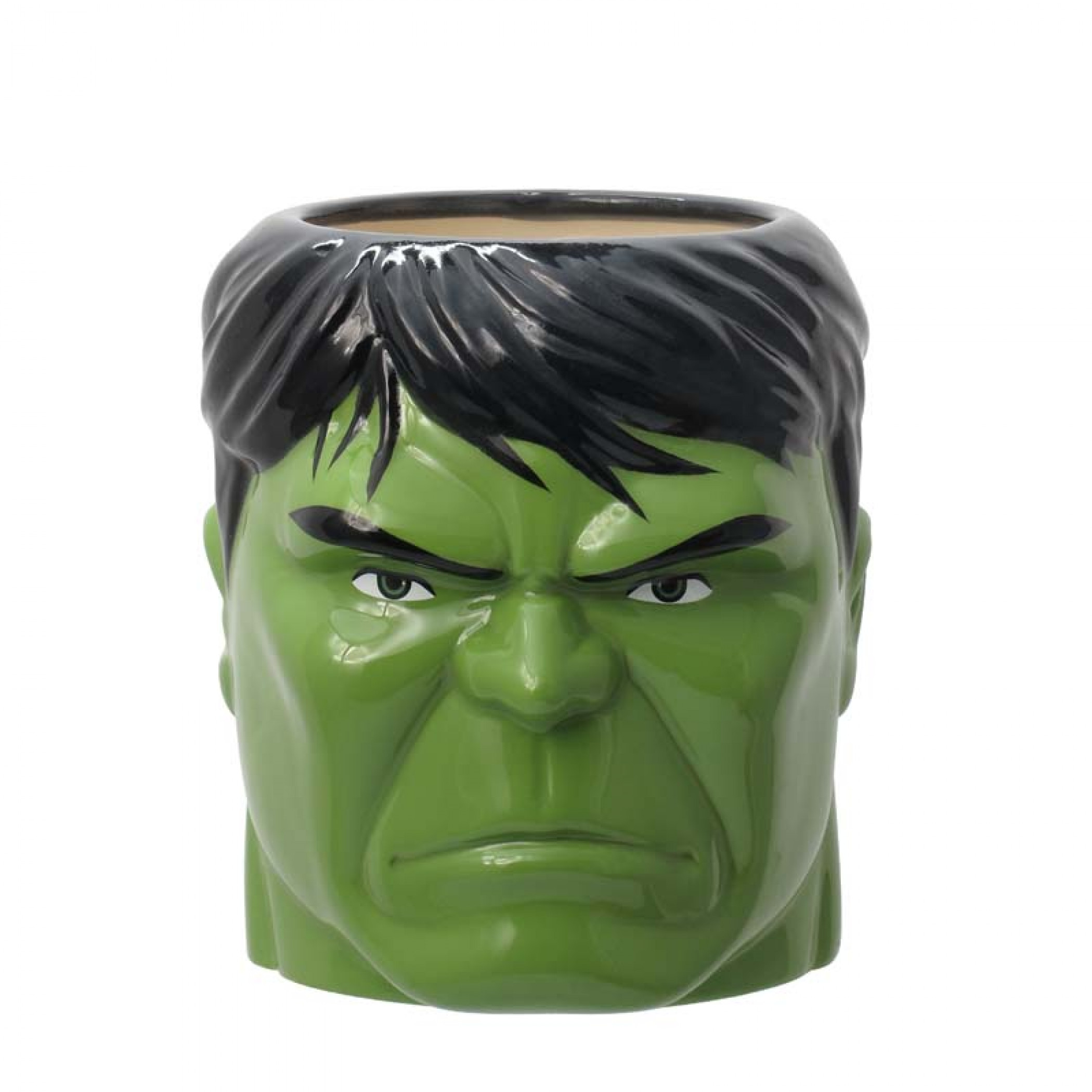 The Incredible Hulk Sculpted 16oz Ceramic Mug, Green