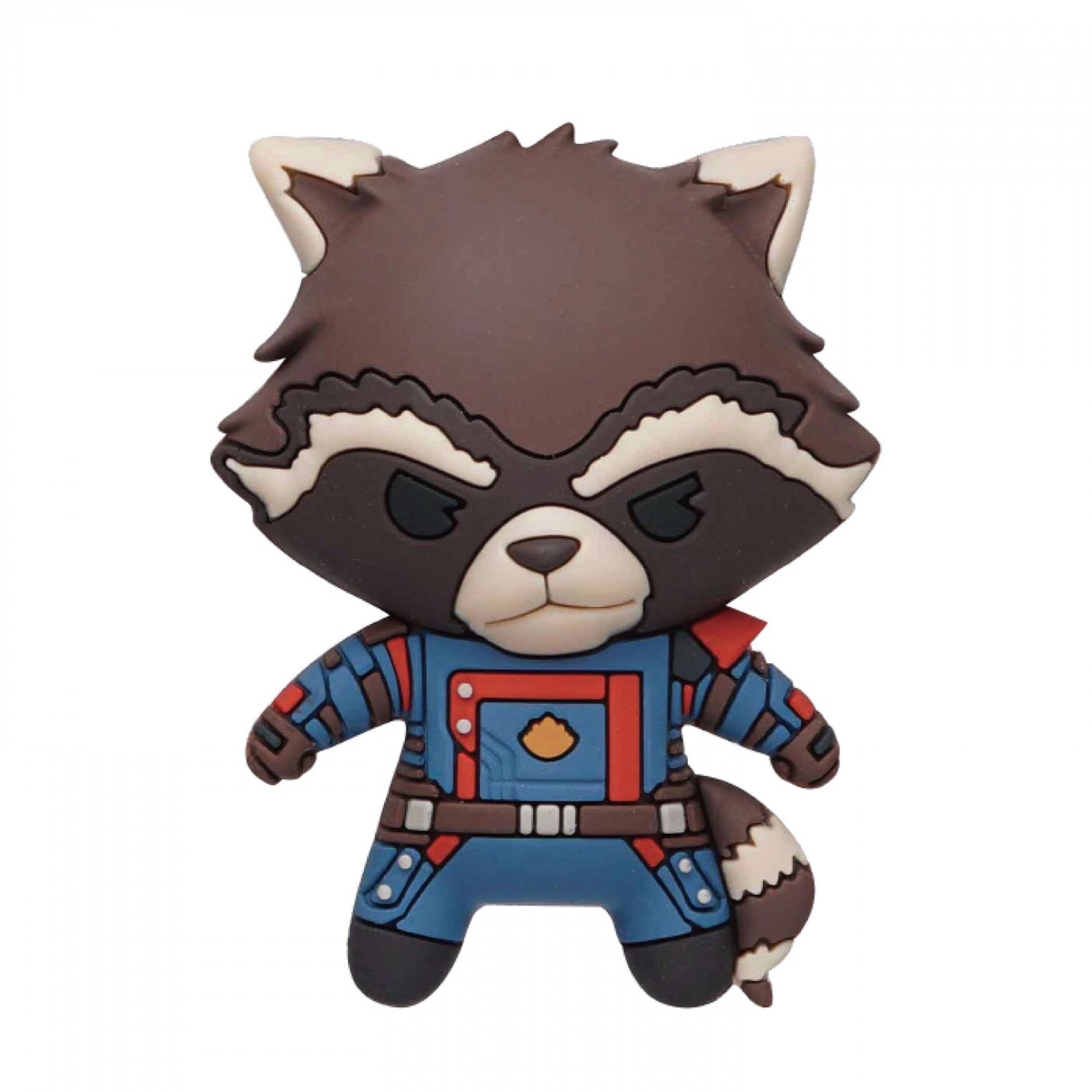 Guardians of The Galaxy Rocket Raccoon 3D Foam Magnet, Multi-Color