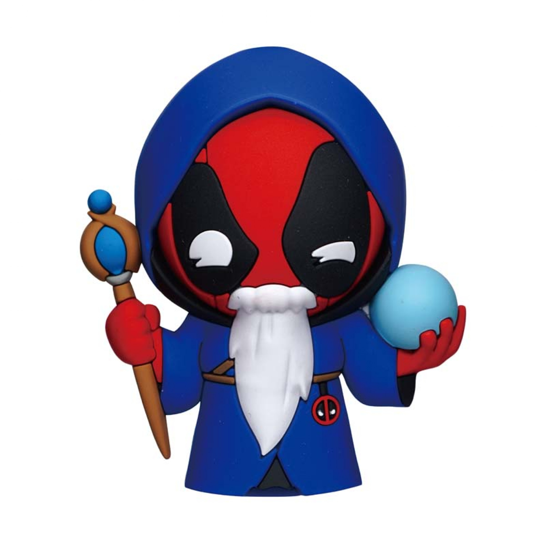Deadpool Wizard 3D Foam Magnet, Multi-Color