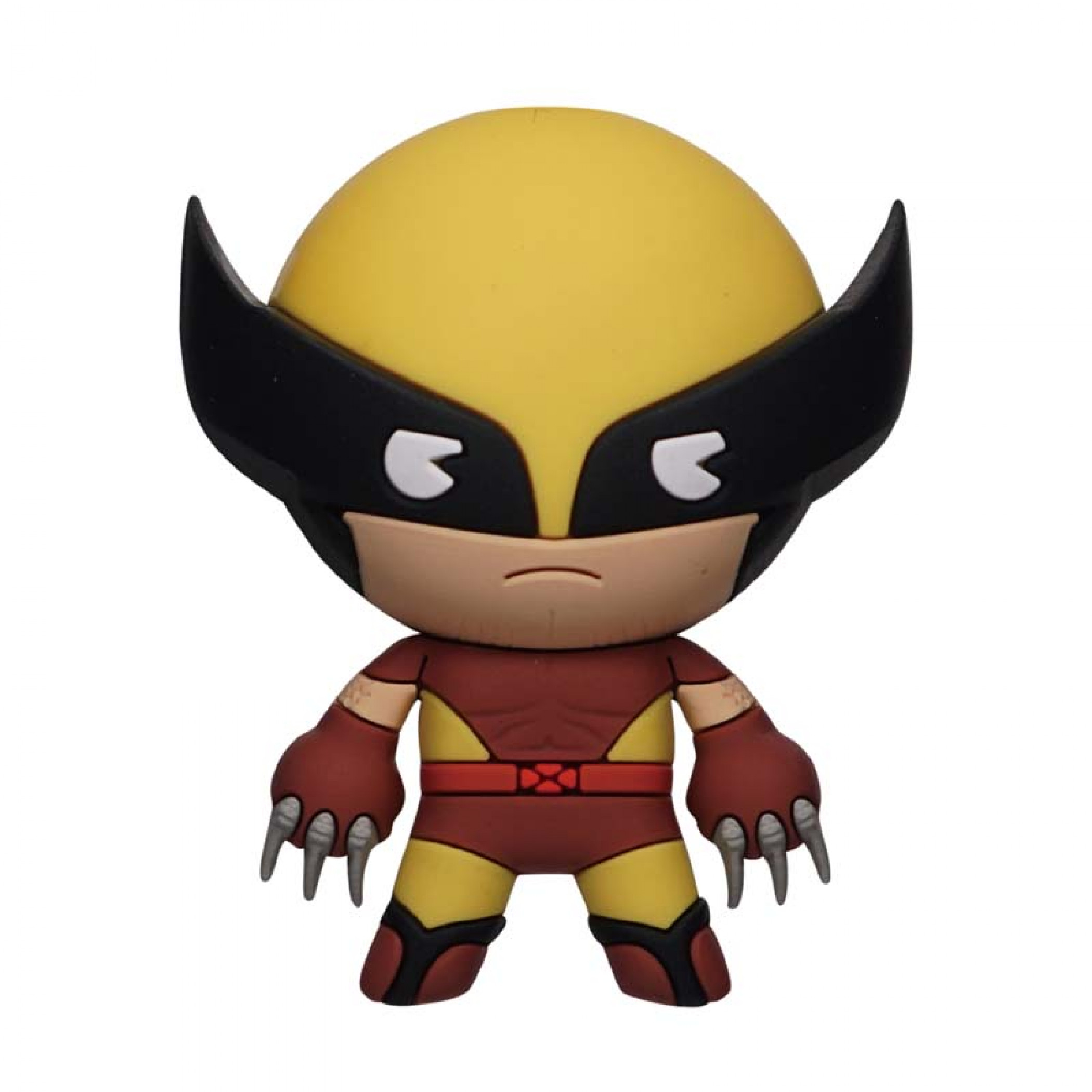 Marvel X-Men Wolverine Brown Suit 3D Foam Magnet, Multi-Color