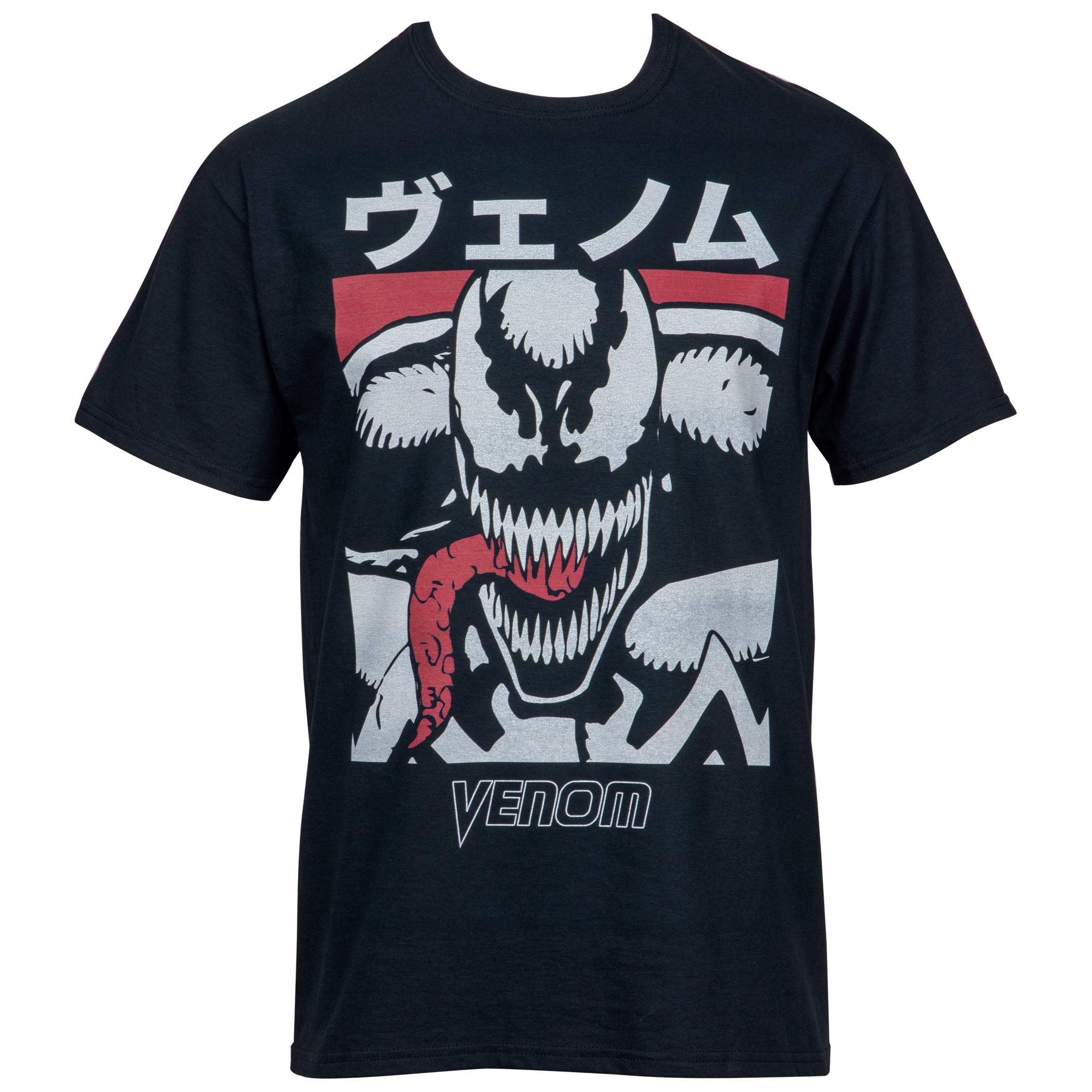 Venom Kanji Men's T-Shirt, Black