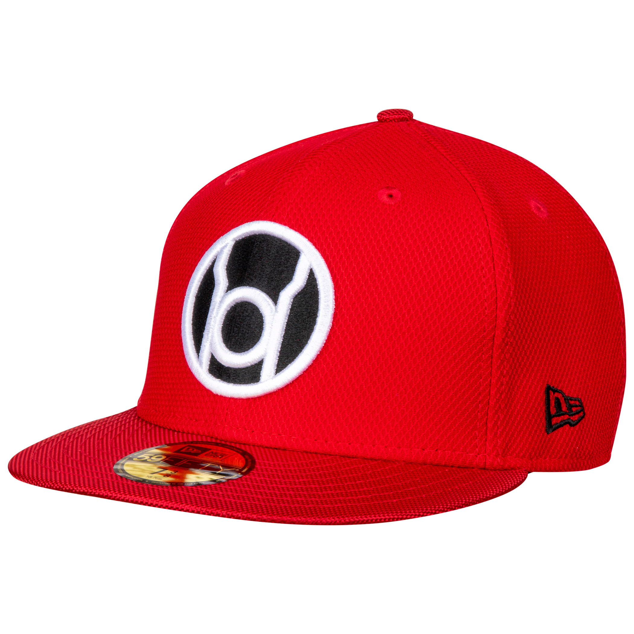 Red Lantern Symbol Armor New Era 59Fifty Fitted Hat, Red