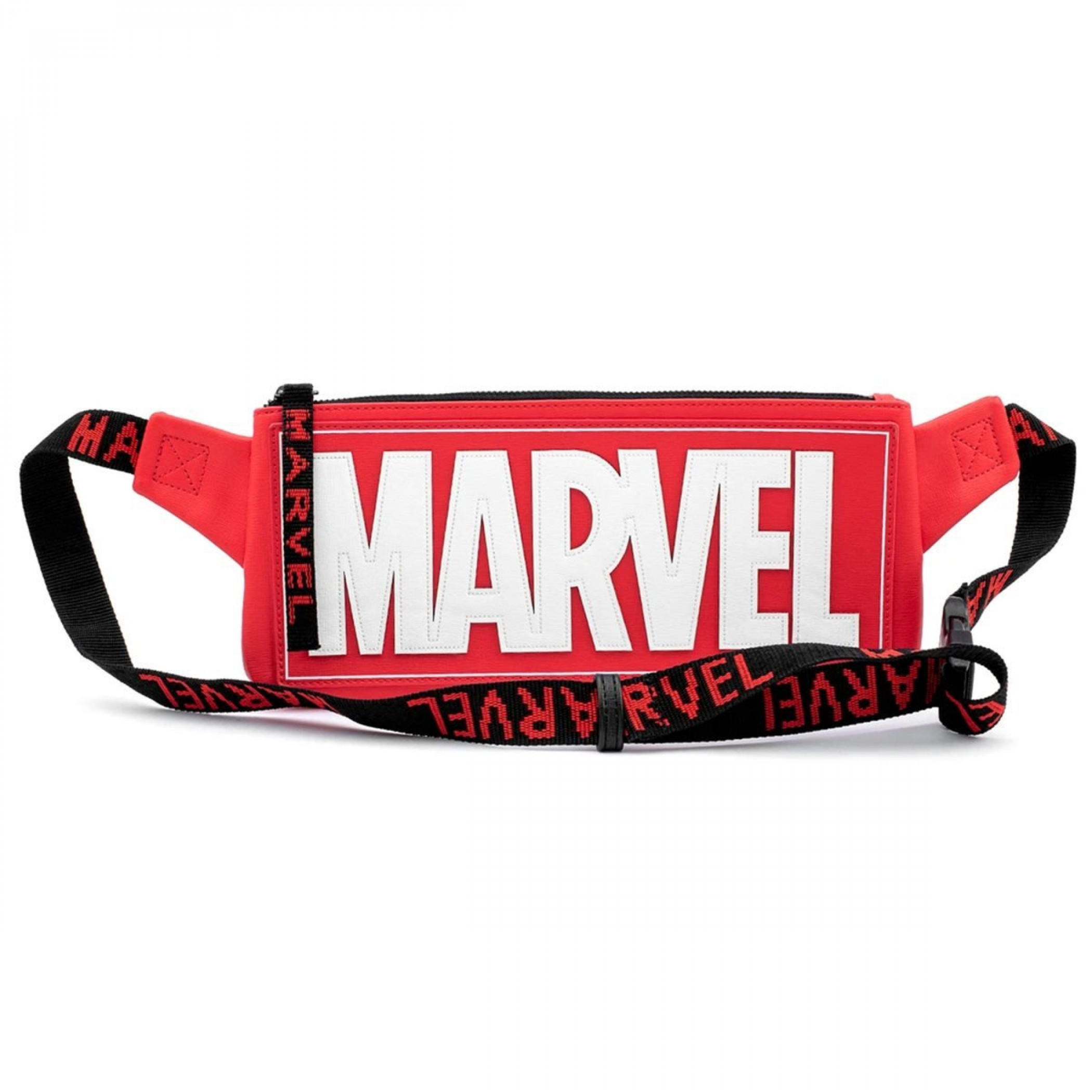 Marvel Logo Fanny Pack By Loungefly, Red