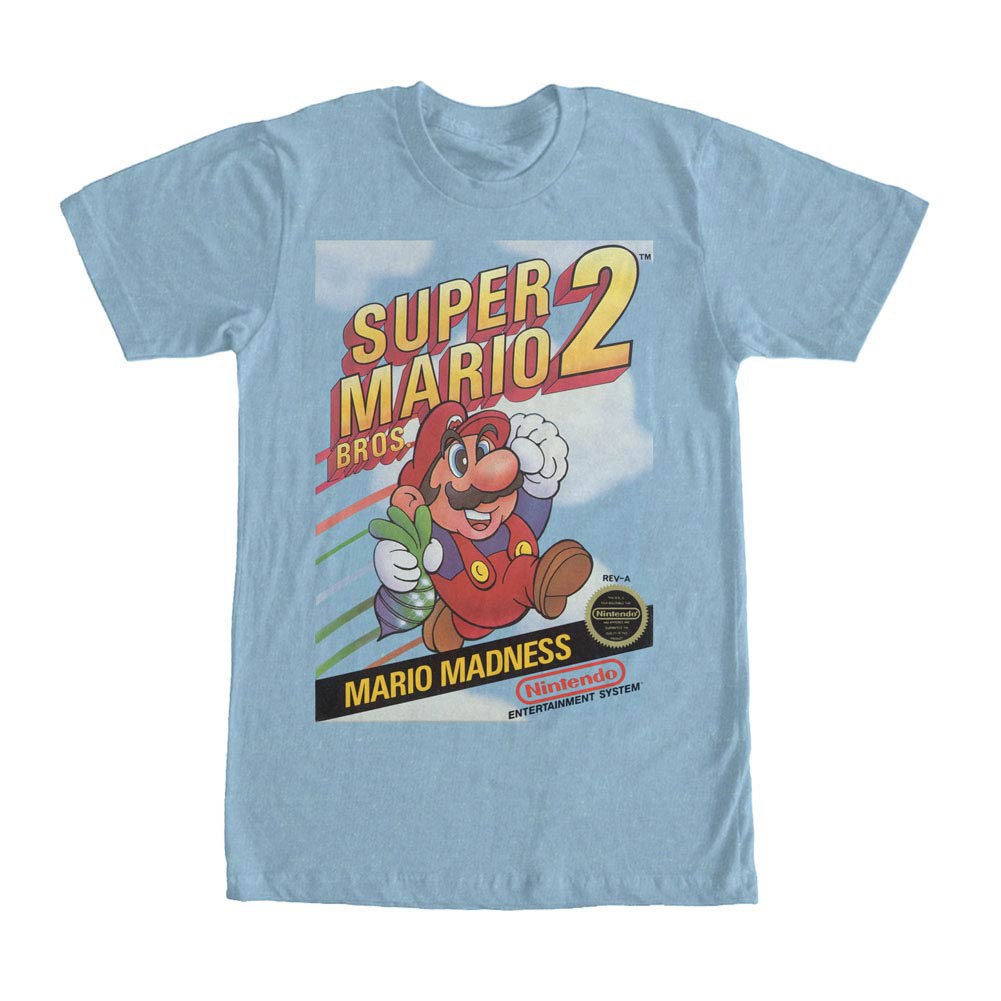 Nintendo Mario Madness Blue T-Shirt, Blue