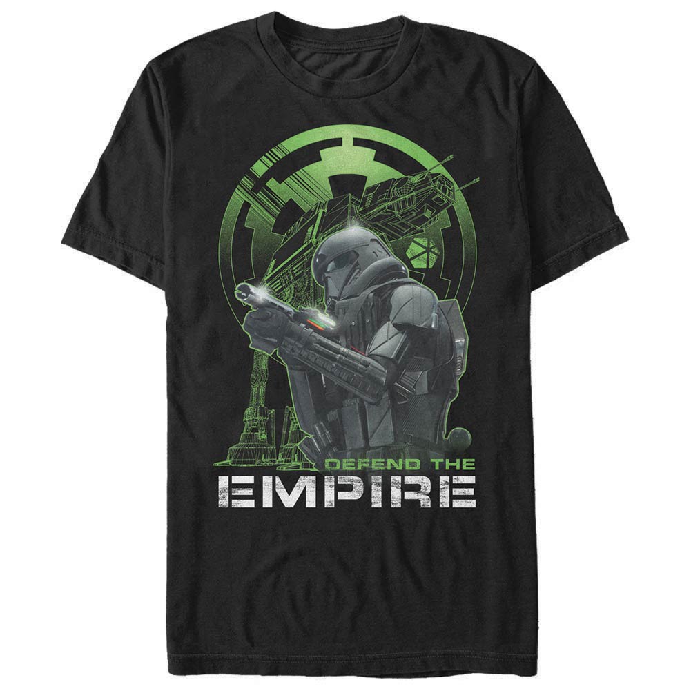 Star Wars Rogue One Defend Black T-Shirt, Black