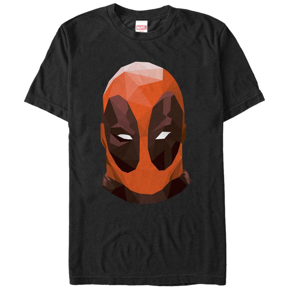 Deadpool PolyBlack Mens T-Shirt, Black