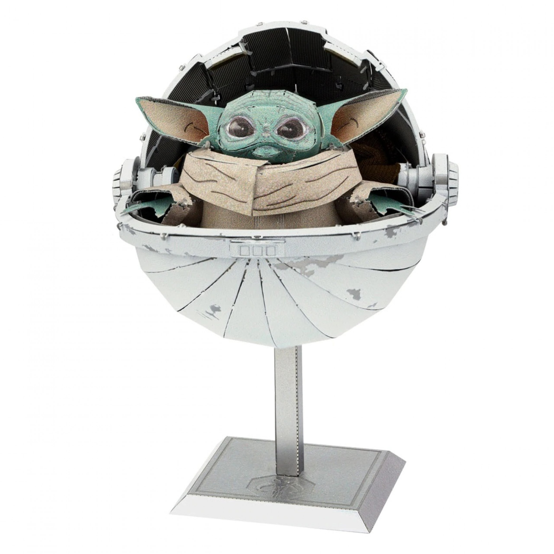 Star Wars The Mandalorian The Child in Carrier Premium Metal Earth Model Kit, Multi-Color