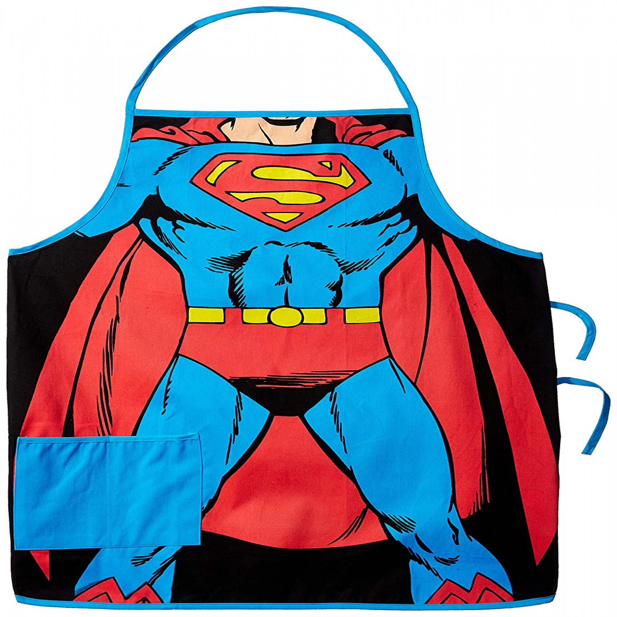 Superman Costume Kitchen Apron, Multi-Color