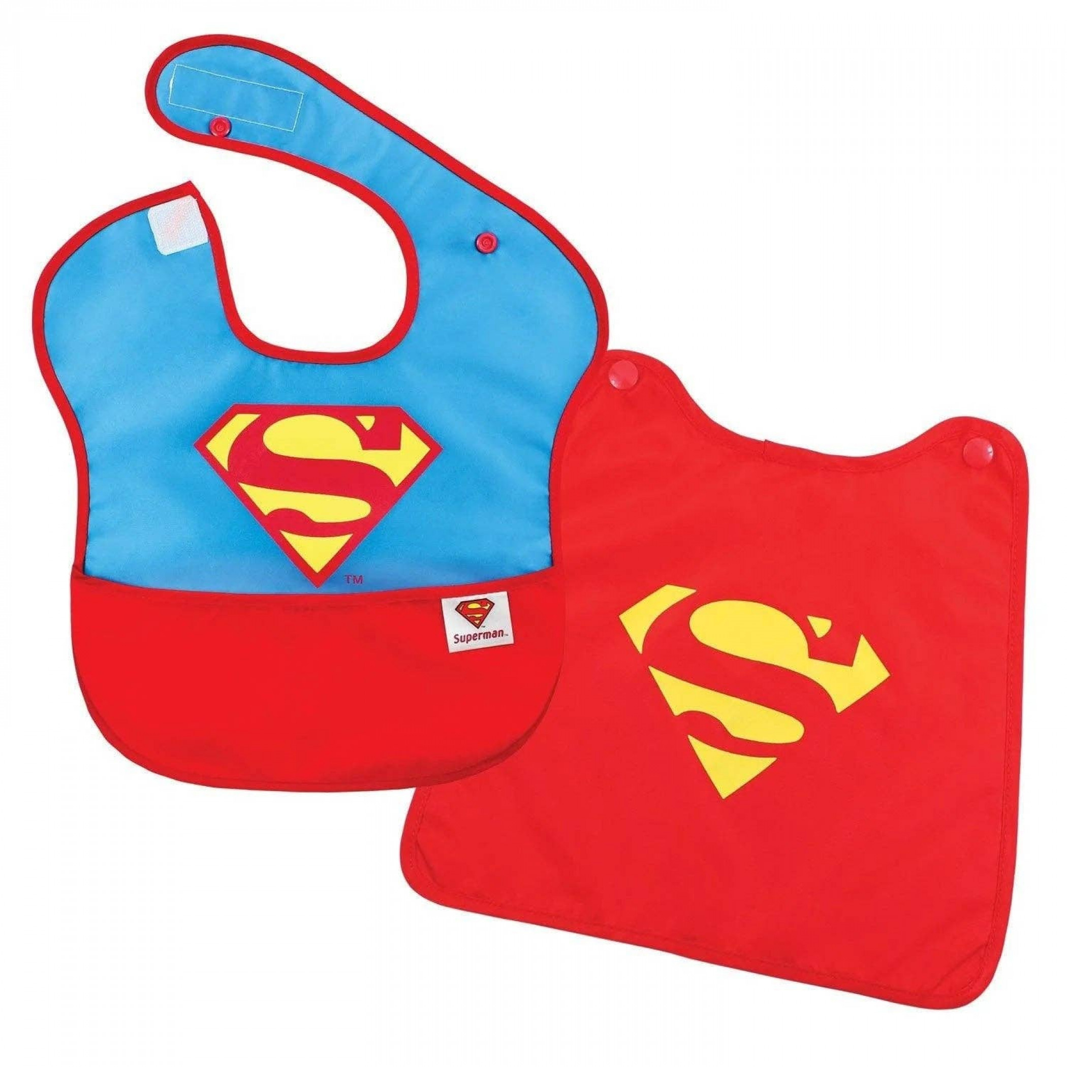 Superman Caped Super Bib, Multi-Color
