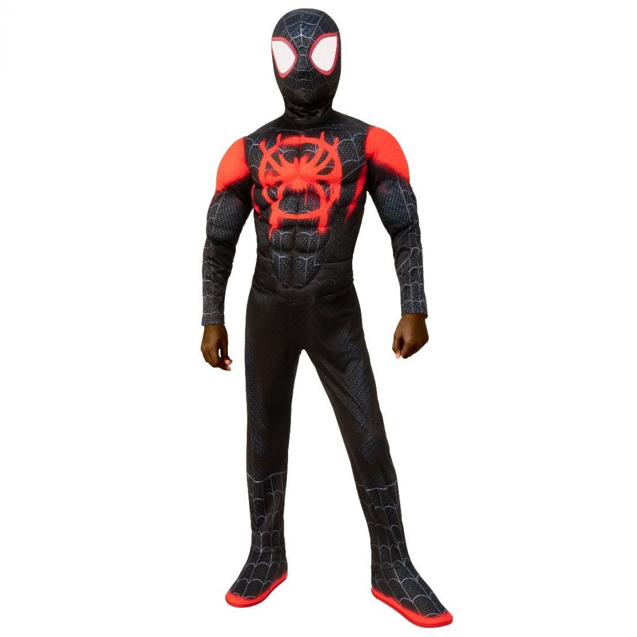Miles Morales Spider-Man Kids Deluxe Costume, Black