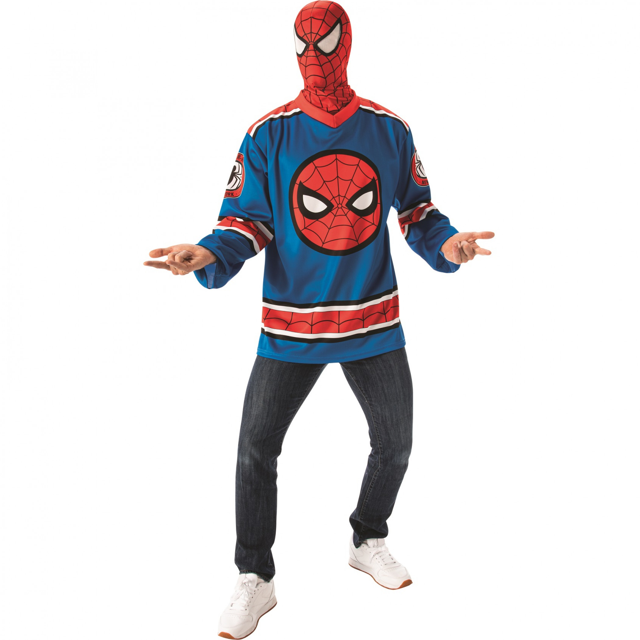 Spider-Man Hockey Jersey and Mask, Red