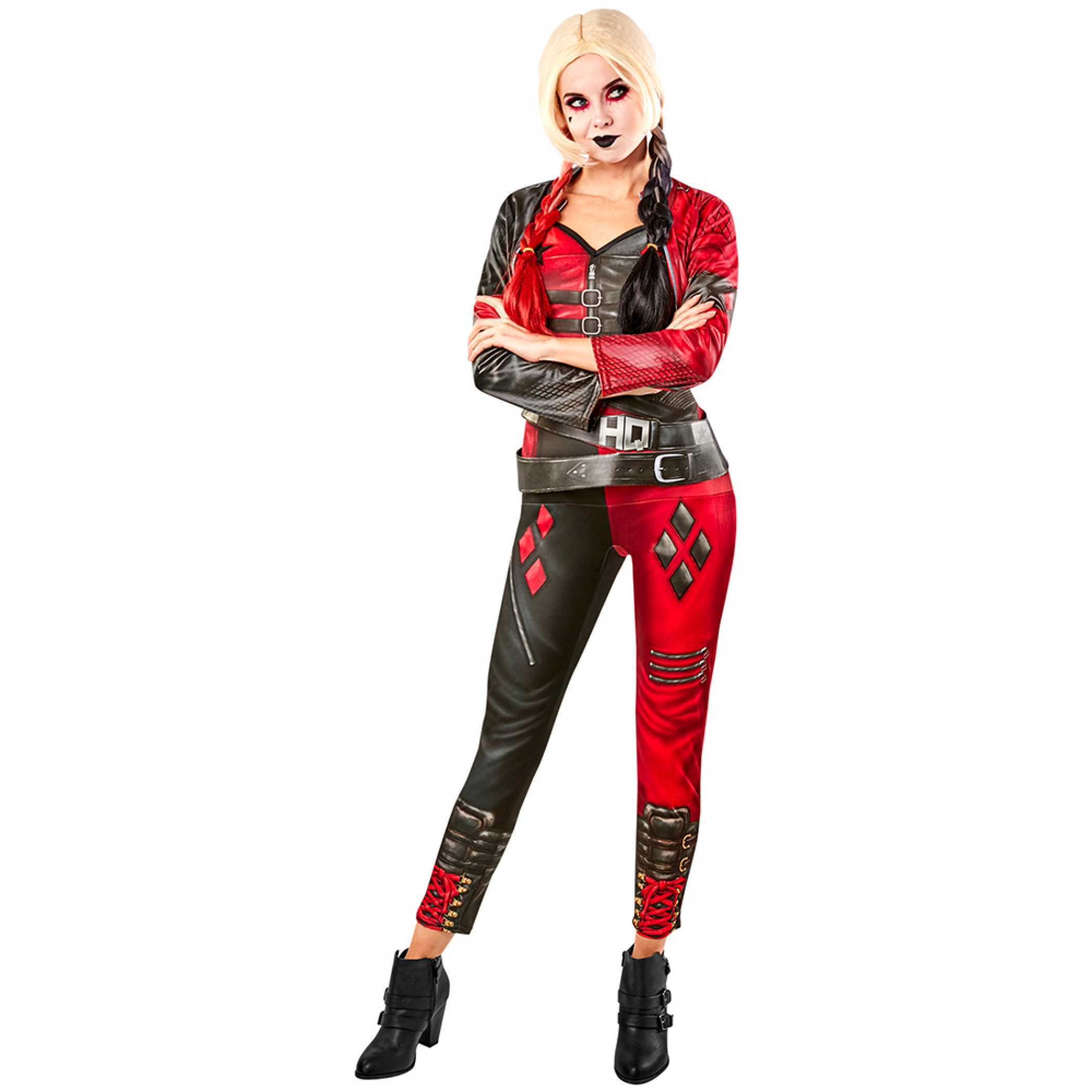 Harley Quinn The Suicide Squad Women's Character Costume, Multi-Color