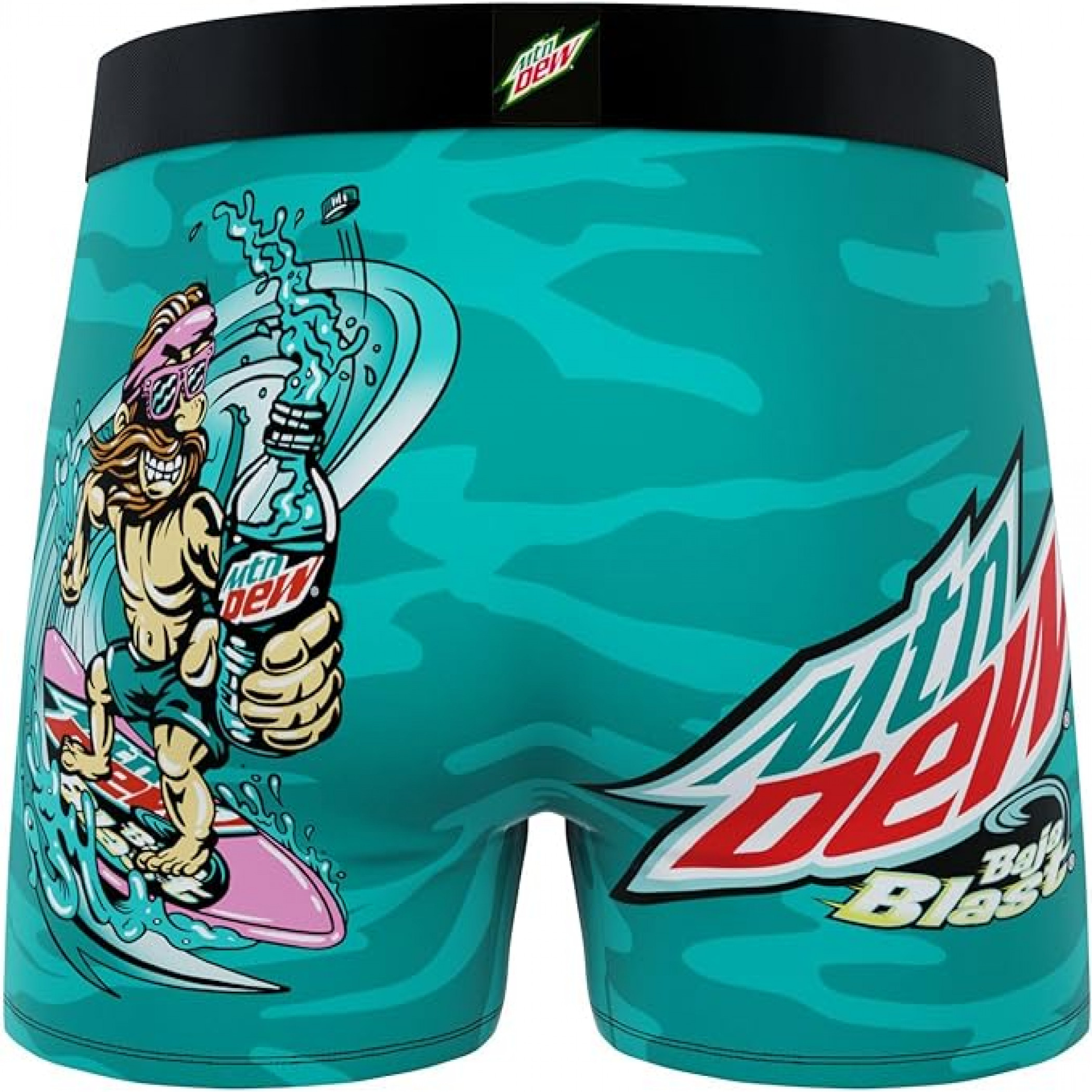 Crazy Boxers Mountain Dew Baja Blast Boxer Briefs