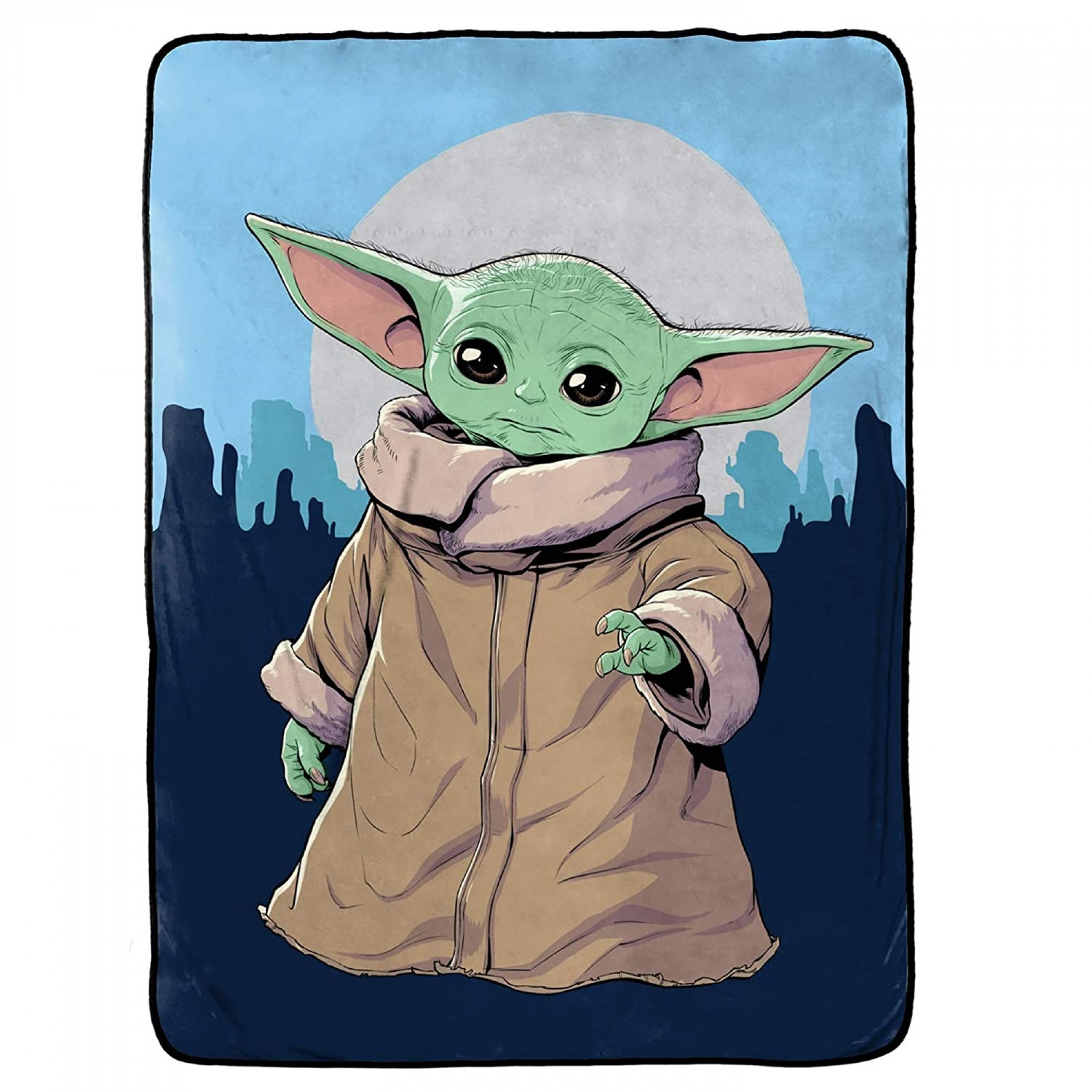 Star Wars The Mandalorian The Child Twin Blanket, Multi-Color