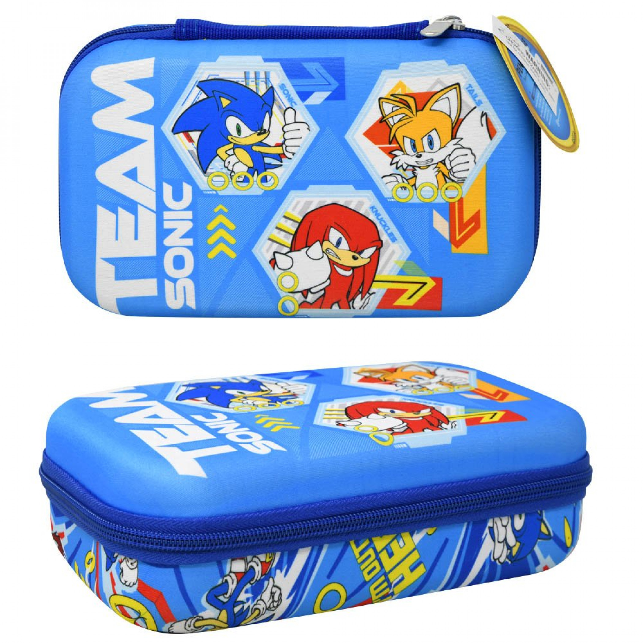 Sonic The Hedgehog Team Sonic EVA Pencil Case, Blue