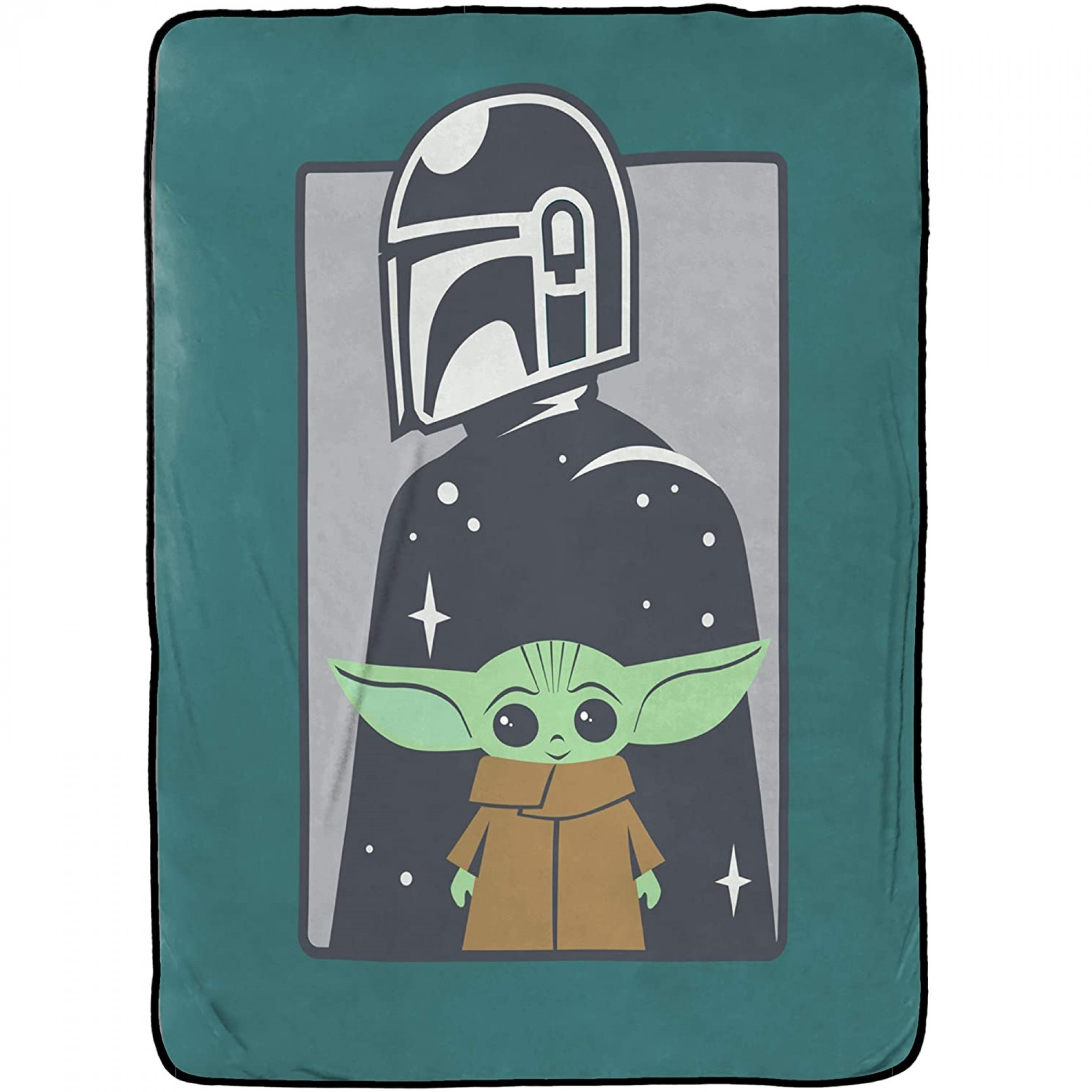 Star Wars The Mandalorian The Curious Child Throw Blanket, Green