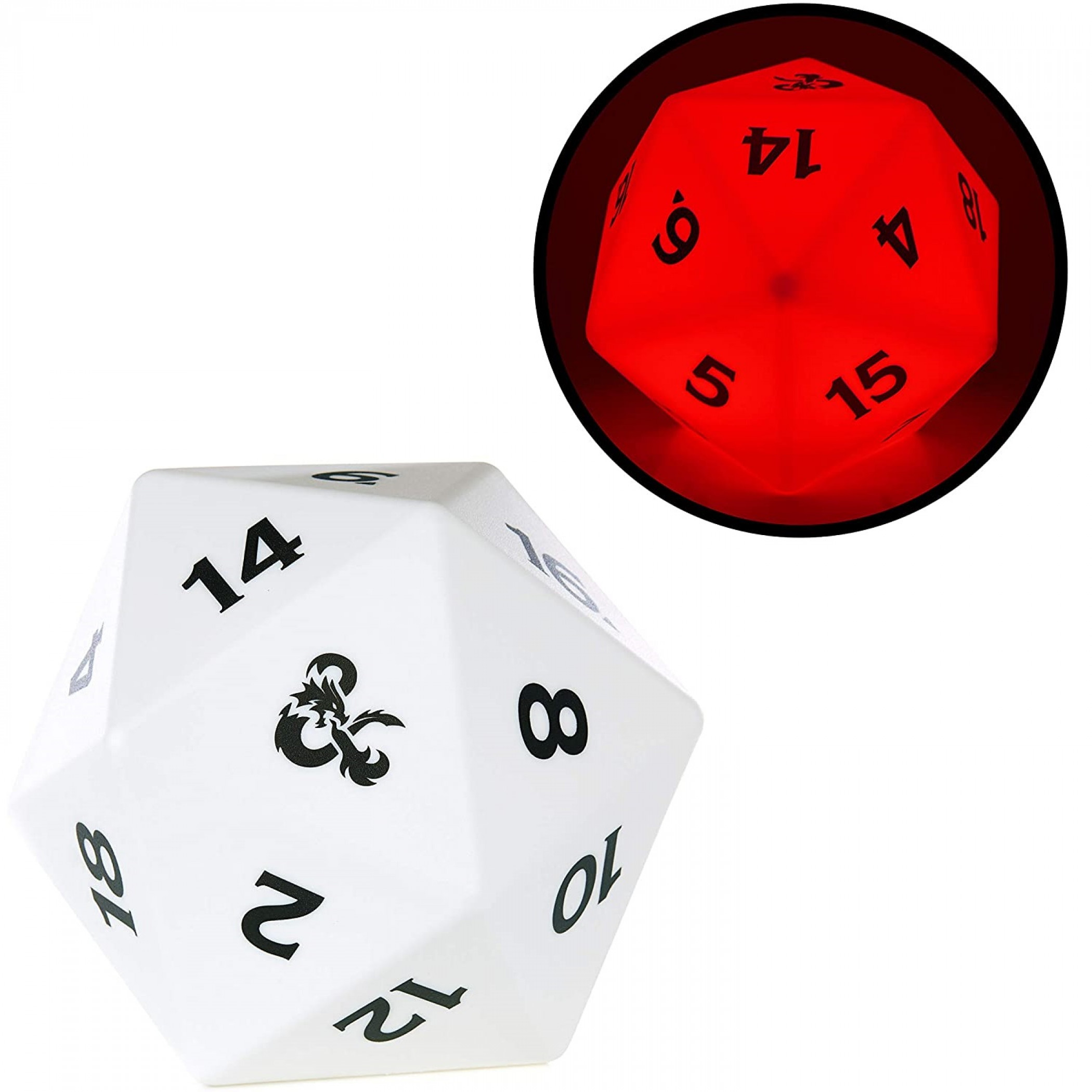 Dungeons and Dragons D20 Desk Light, Black