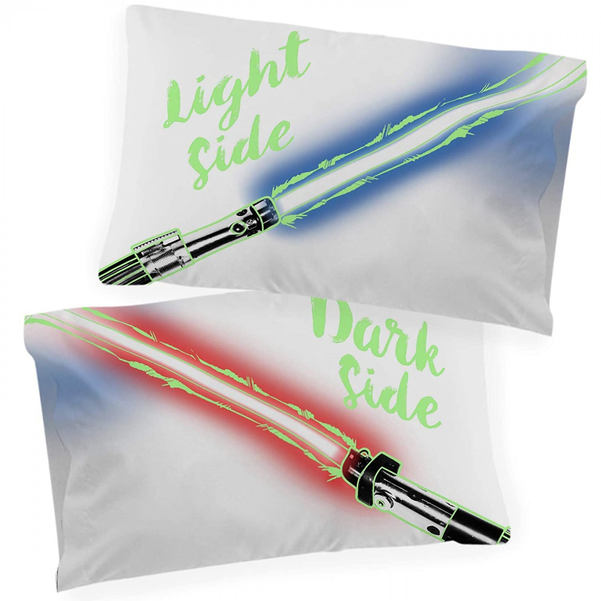 Star Wars Light/Dark Side Glow in the Dark Pillowcase 2-Pack, Multi-Color