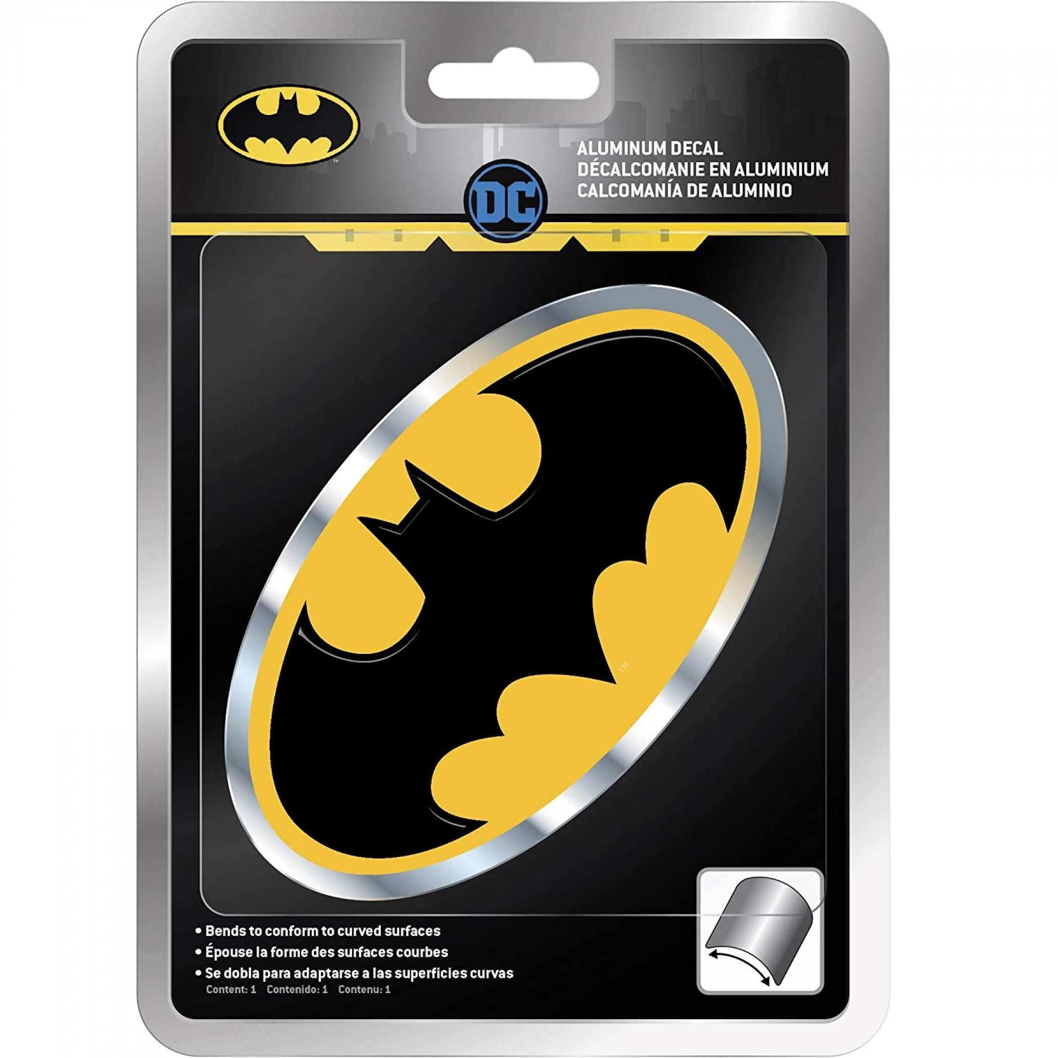 Batman Aluminum Car Decal, Multi-Color