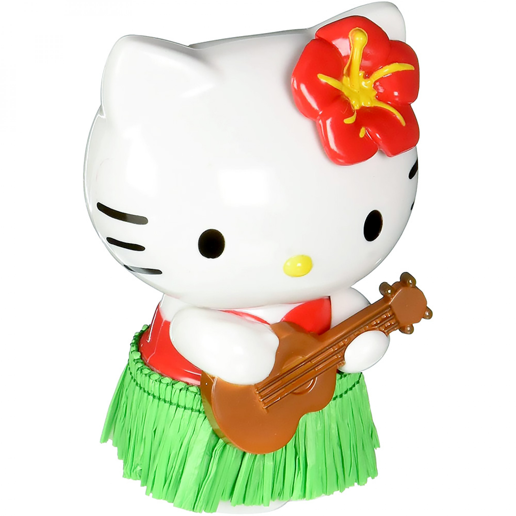 Hello Kitty Aloha Tropical Car Dashboard Ornament, Multi-Color