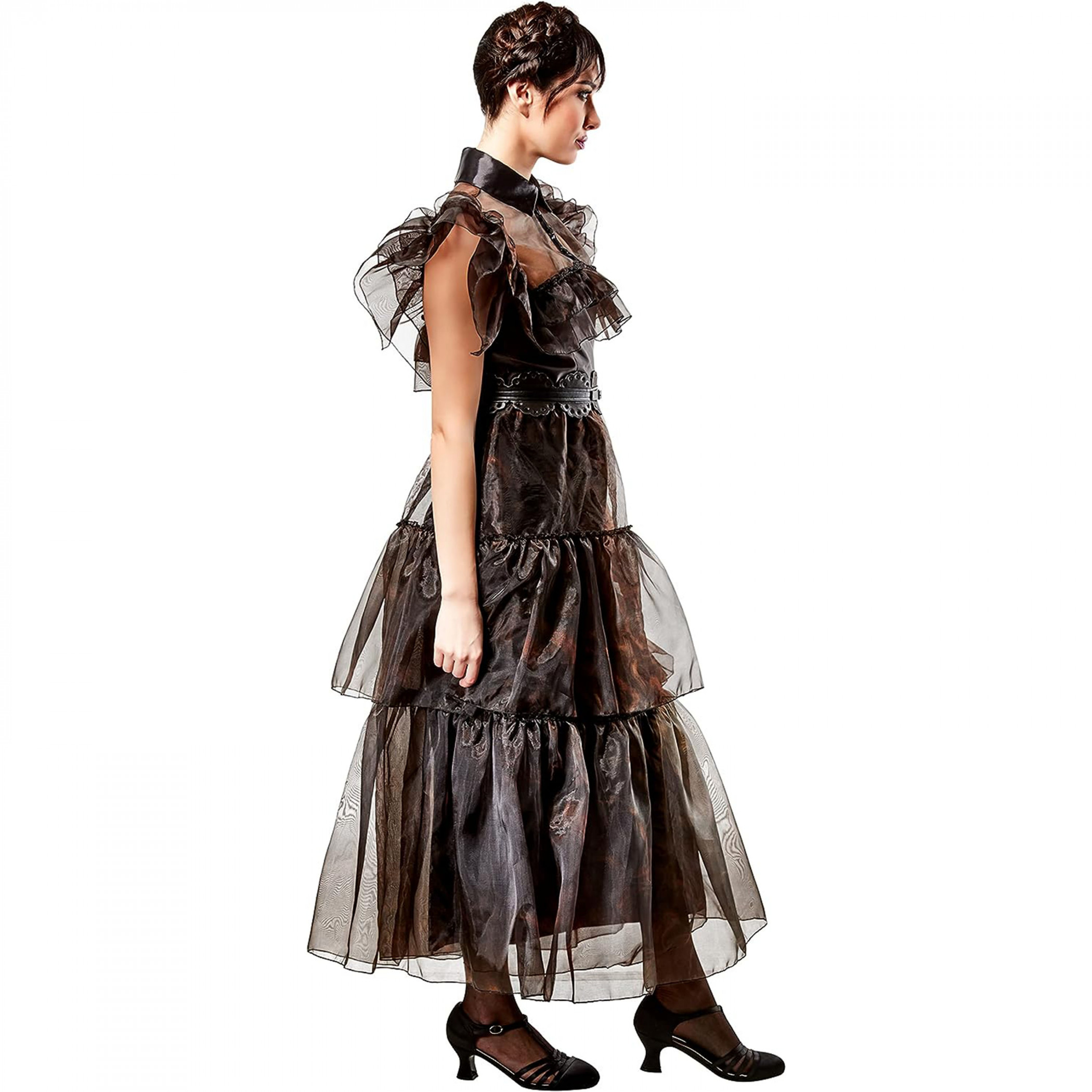 Wednesday Raven Womens Dress Addams Costume Wednesday Raven Womens Dress Addams Costume