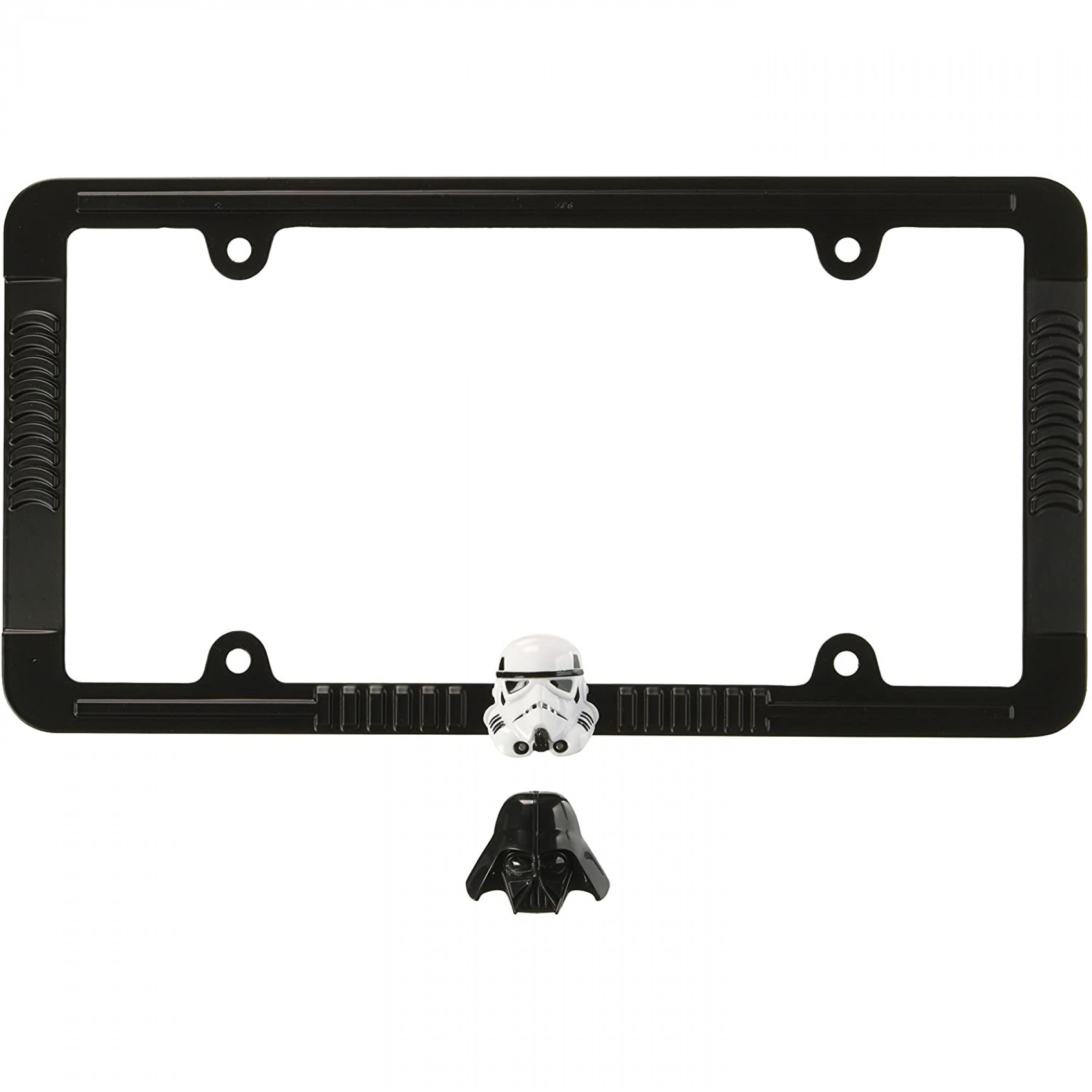 Star Wars Empire Darth Vader & Stormtrooper License Plate Frame, Black
