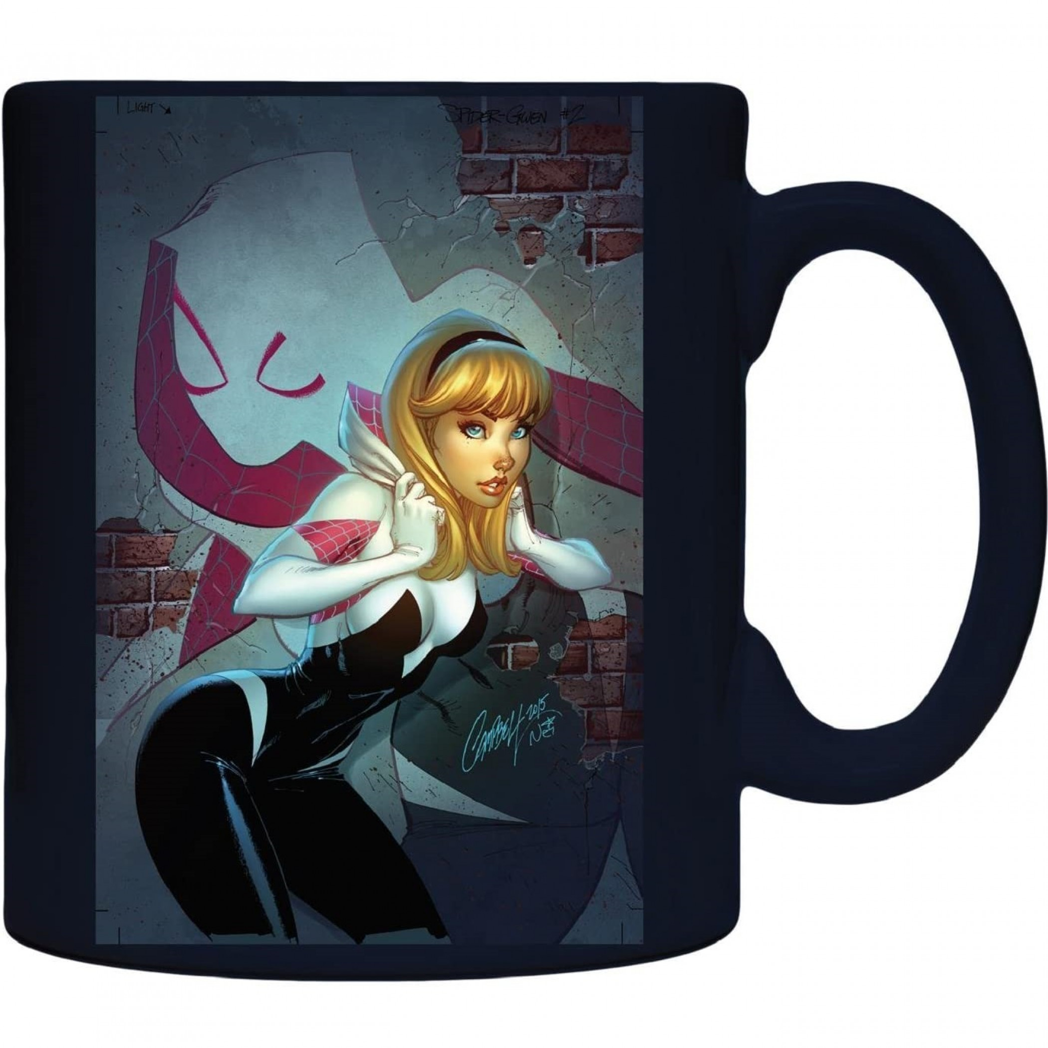 Spider-Gwen Marvel NOW! Ceramic Coffee Mug, Black